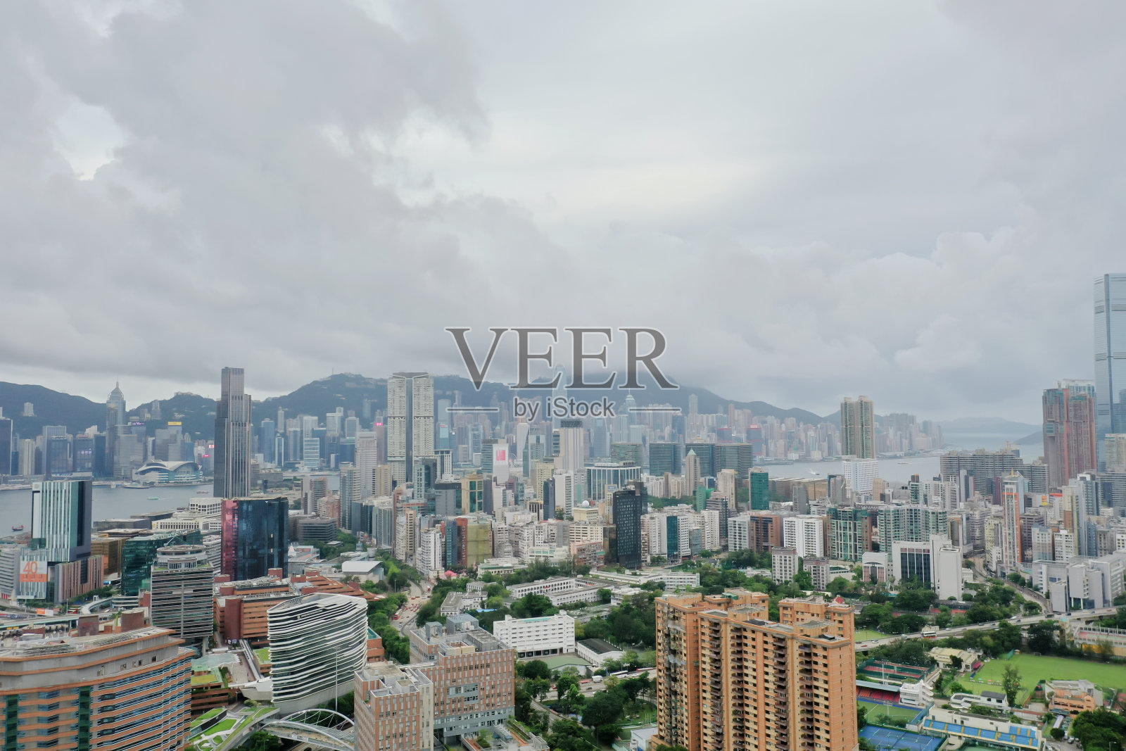 2019年6月23日何文田观景九龙照片摄影图片