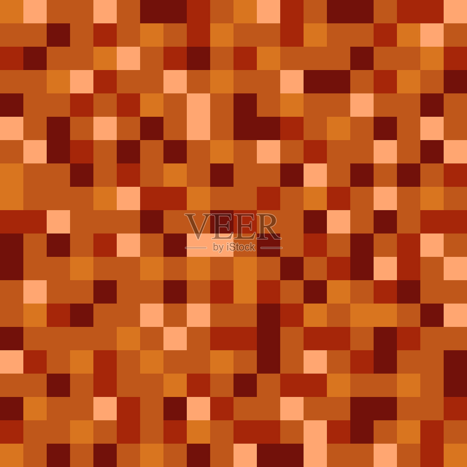 彩色像素无缝图案设计插画图片素材