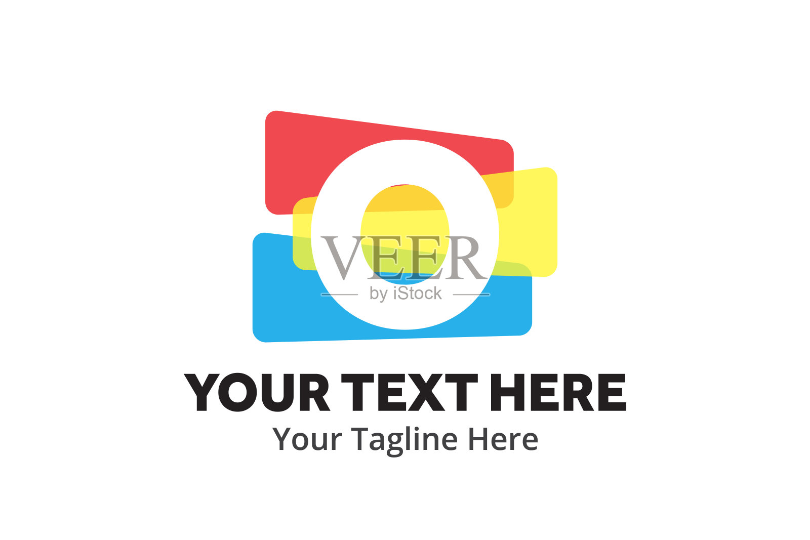 字母字母独特简洁的logo设计，平面风格与色彩搭配。O字母标志创意简单O标志创意设计在平面风格与色彩插画图片素材