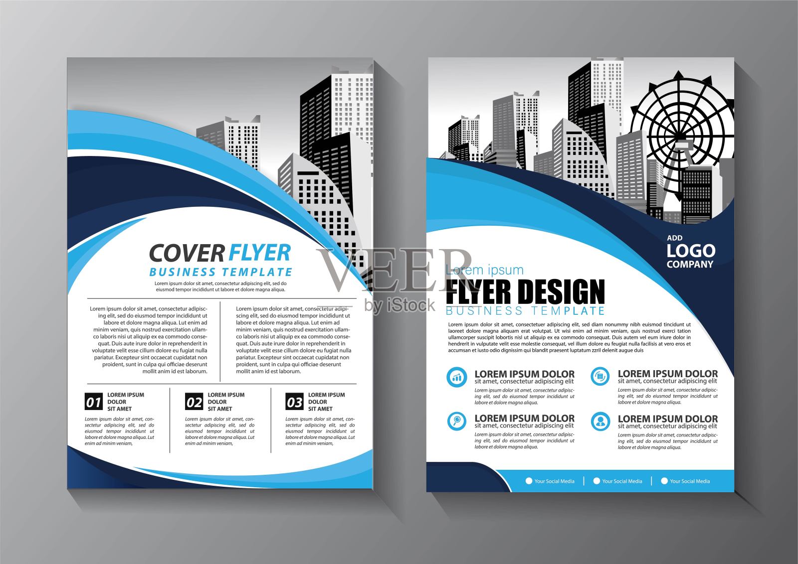 宣传册设计，封面现代布局，年度报告，海报，传单在A4彩色三角形，几何形状的技术，科学，市场与光背景插画图片素材