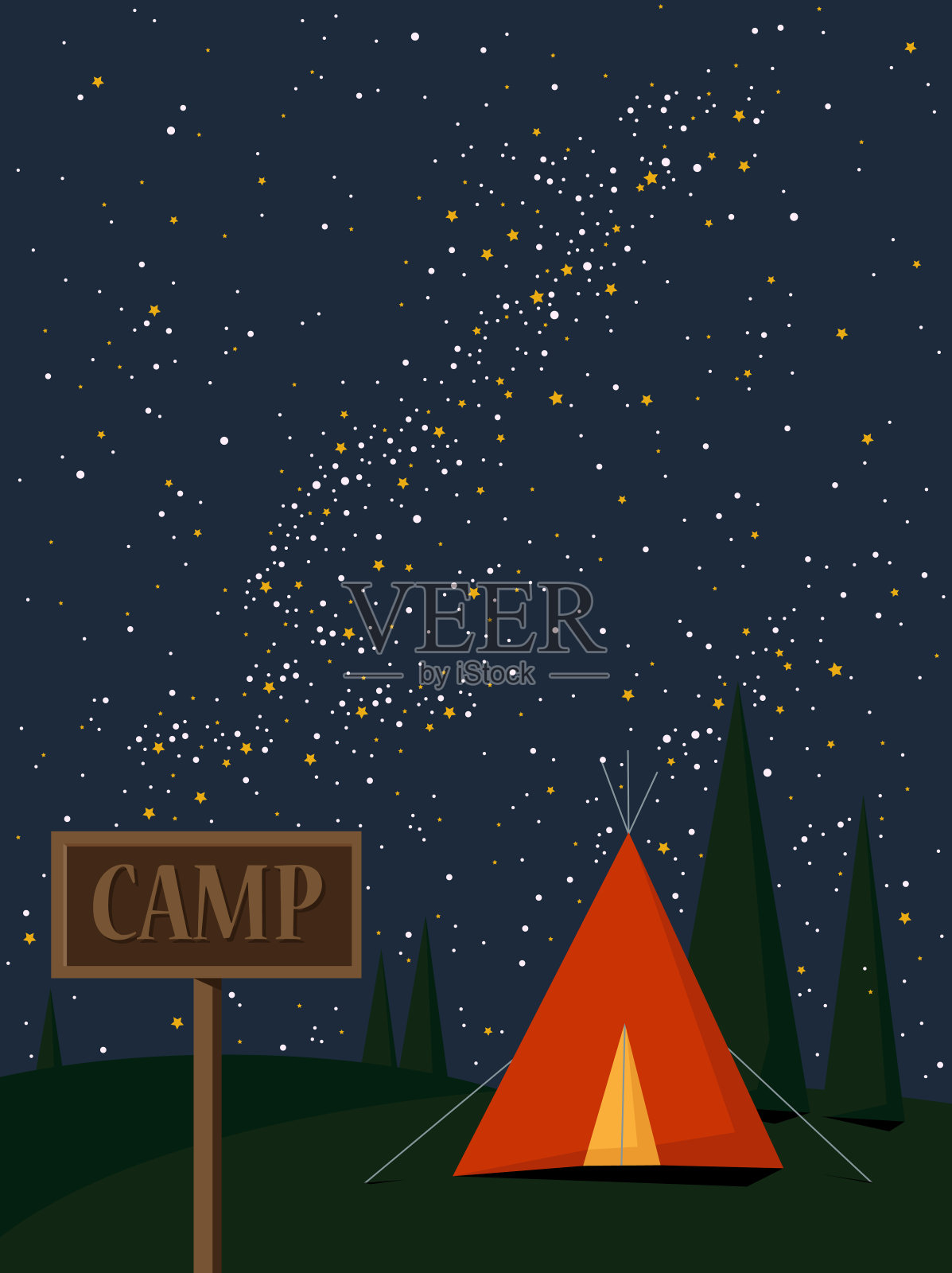 夏令营插画图片素材