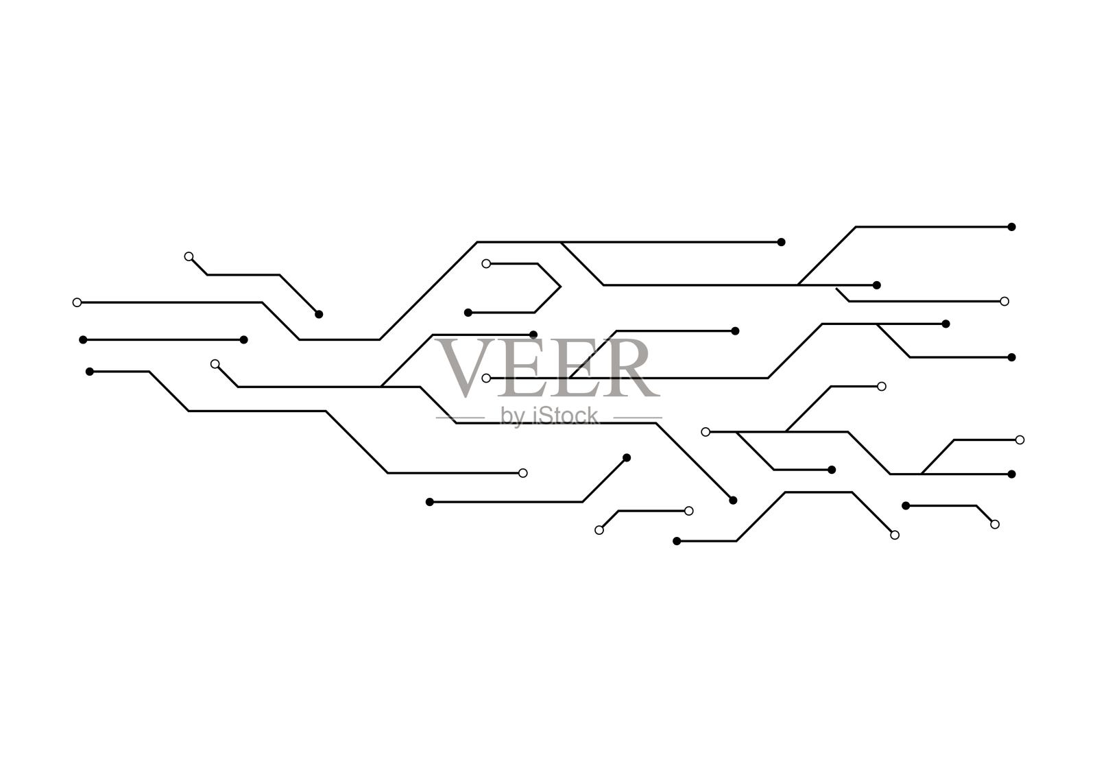 电路插图设计插画图片素材