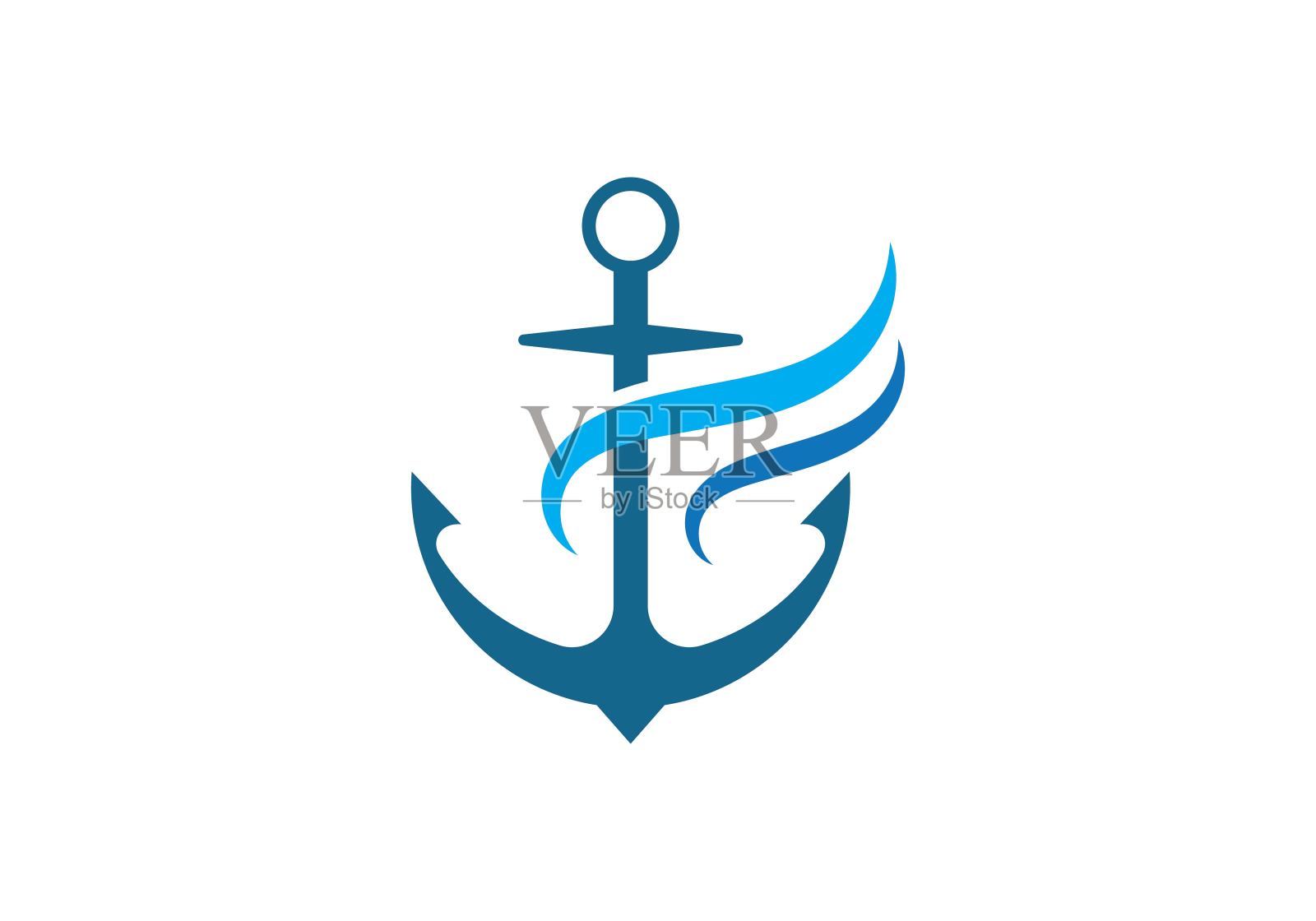 锚图标模板插画图片素材