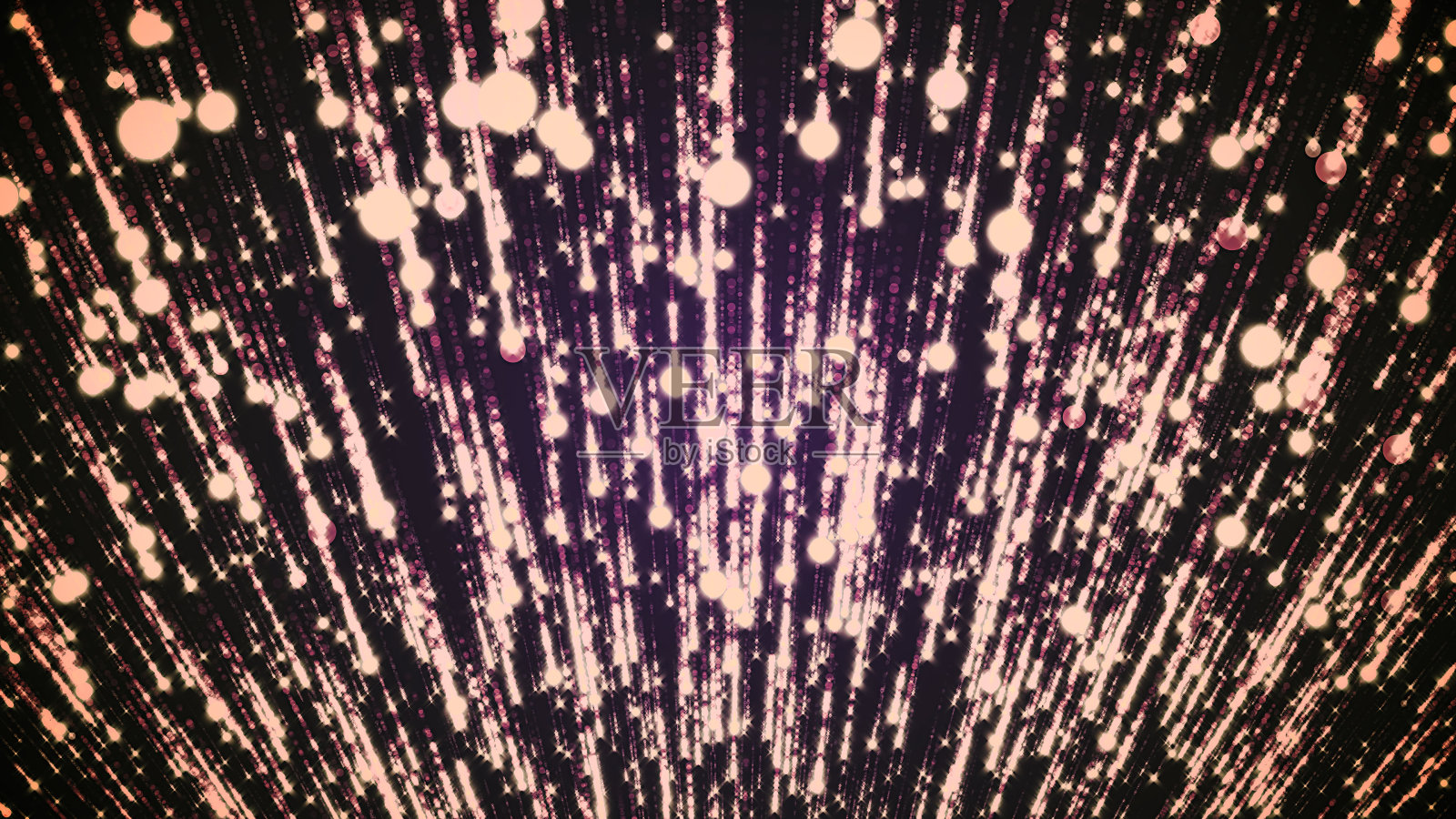 发光的雨下了粒子，设计师的背景插画图片素材