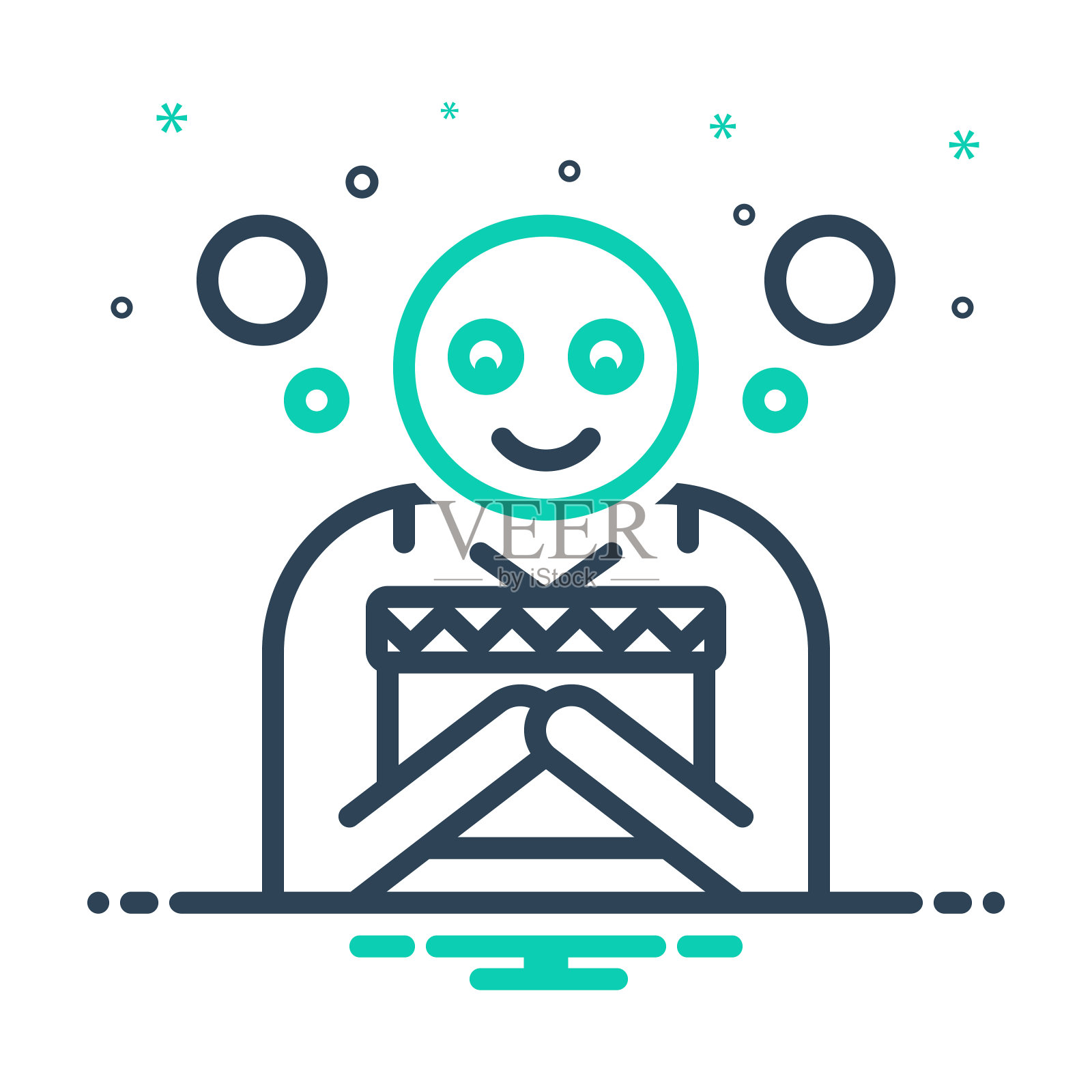 放纵的礼物插画图片素材