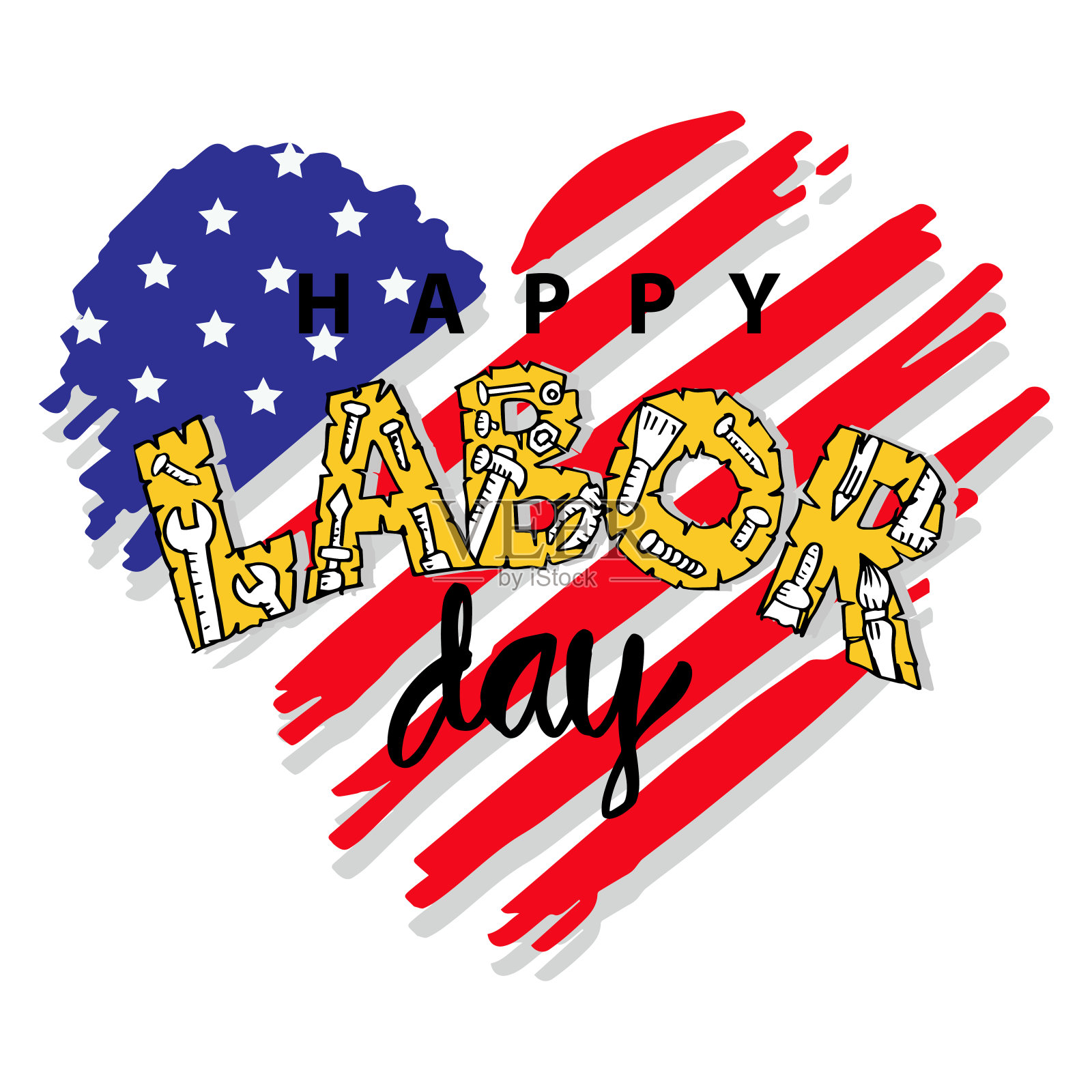 劳动节快乐设计海报。设计模板素材