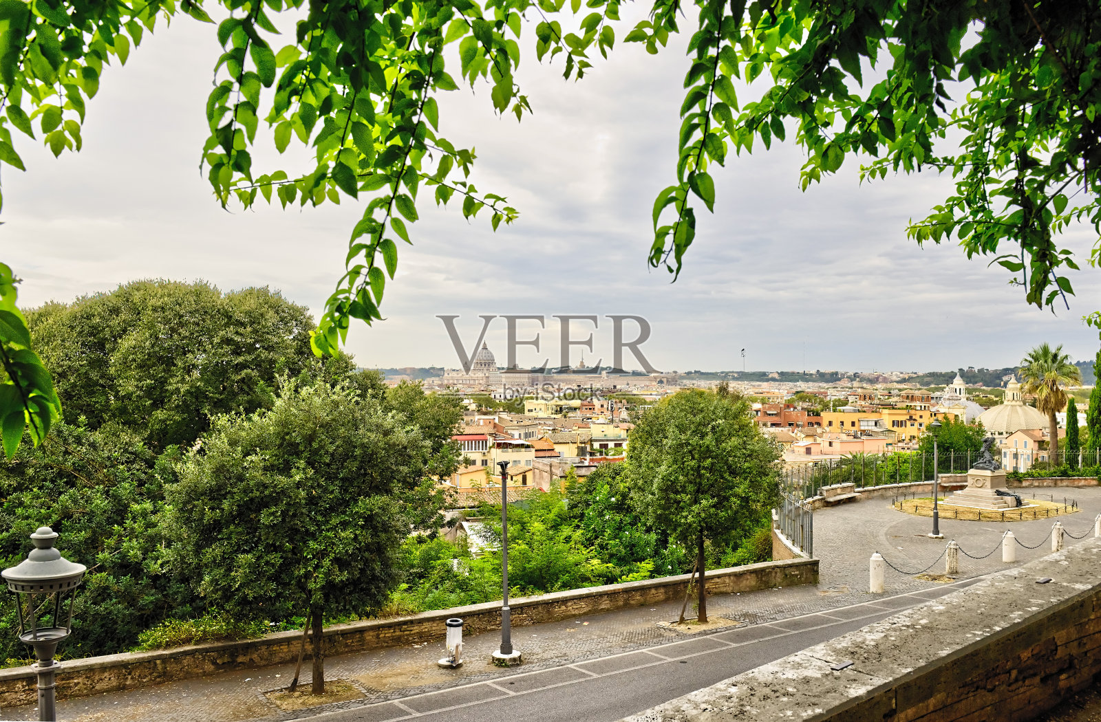 美丽的罗马全景，意大利，旅行欧洲，照片摄影图片