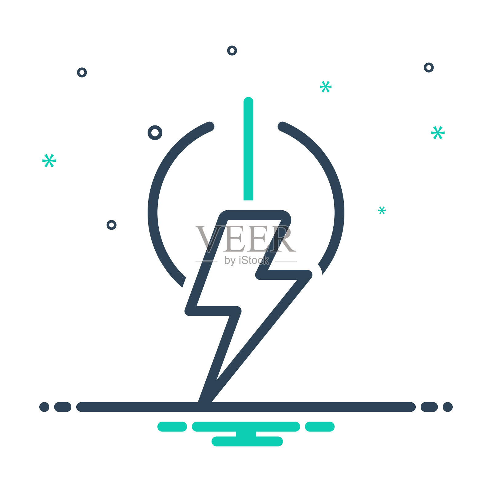 电力能源插画图片素材