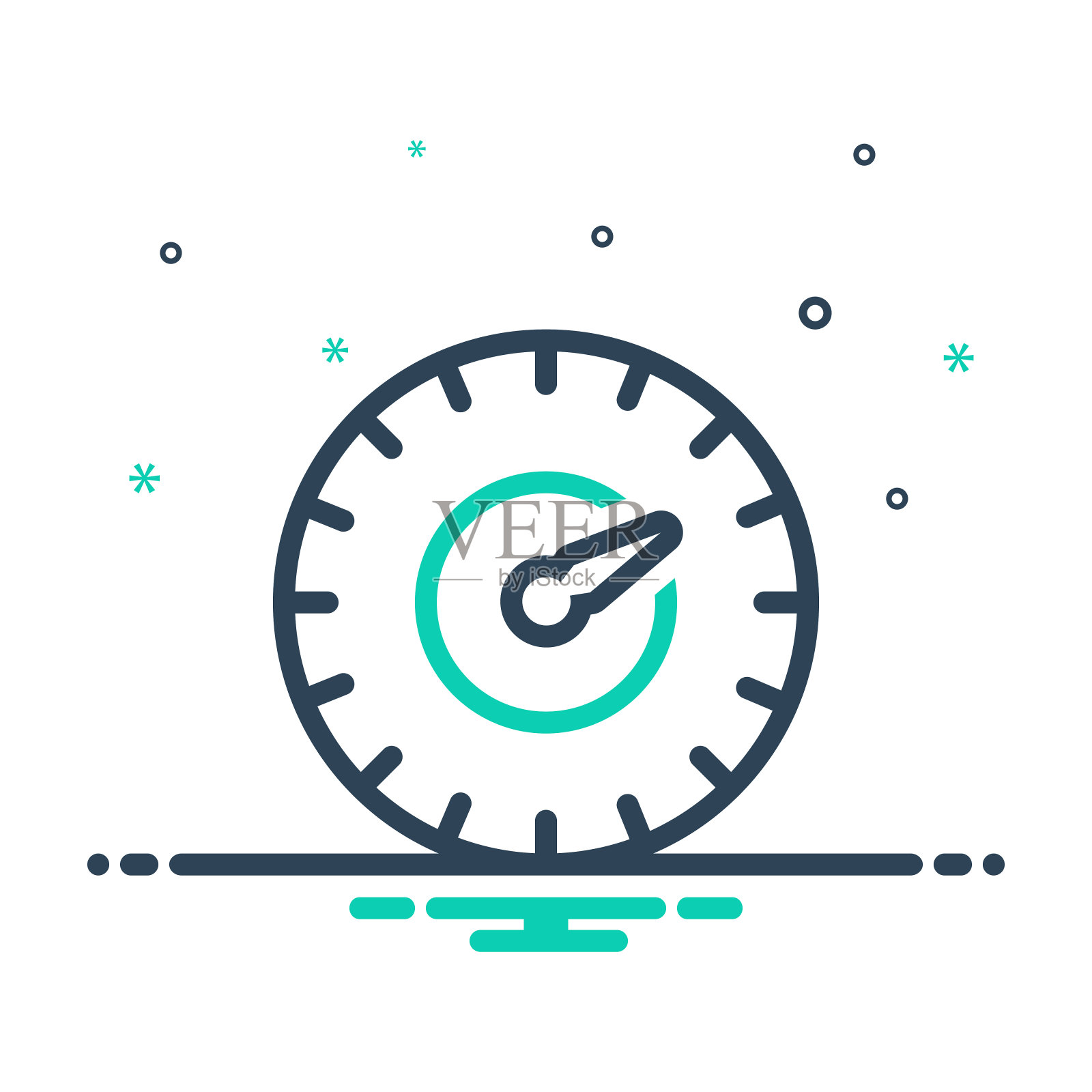 测试速度插画图片素材