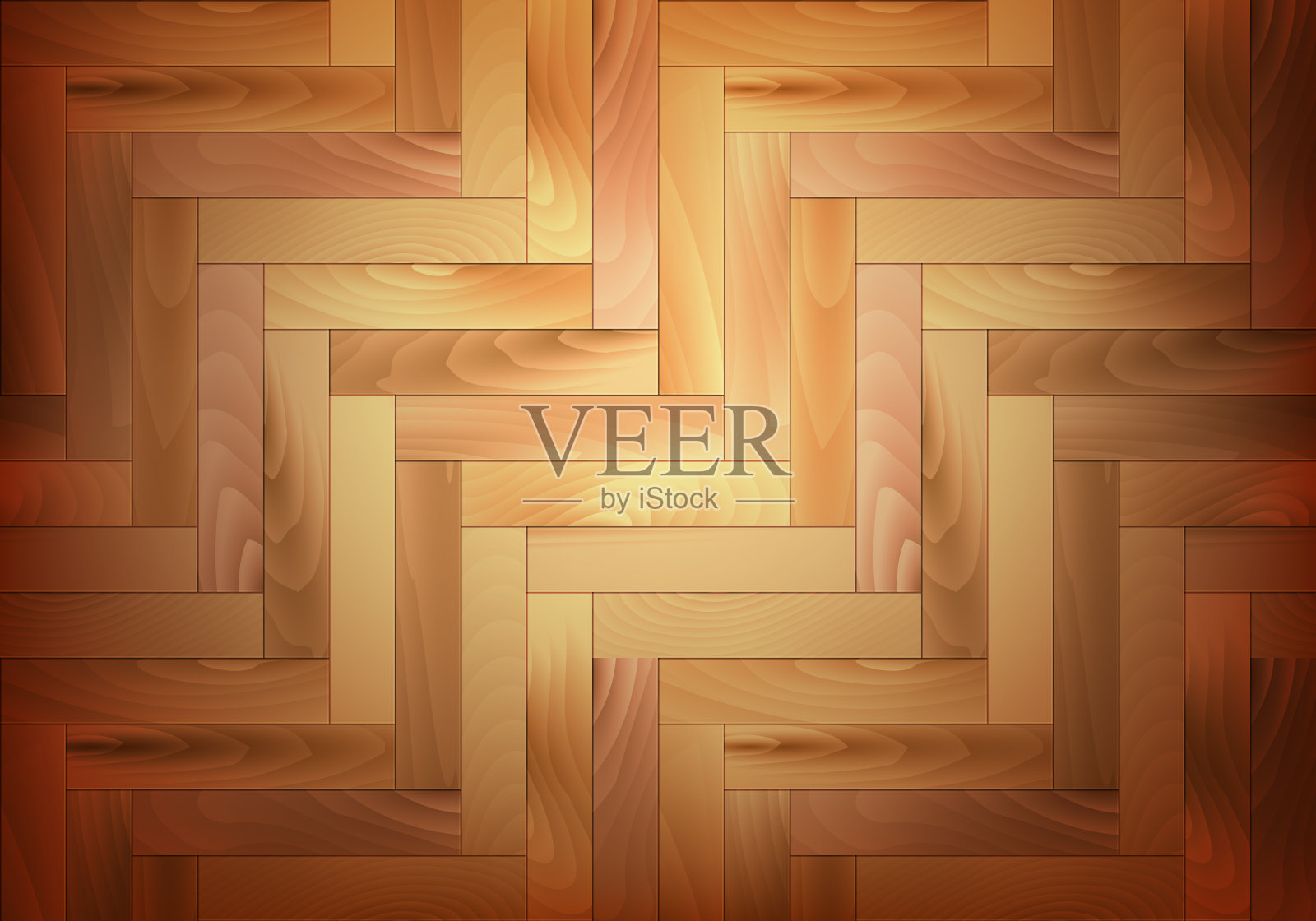 木制面板。镶木地板的纹理背景。木地砖。矢量插图。插画图片素材