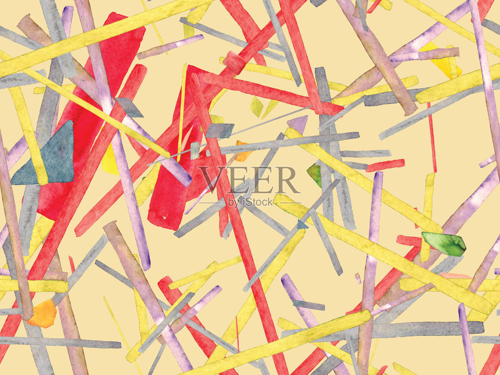 包豪斯无缝模式。插画图片素材