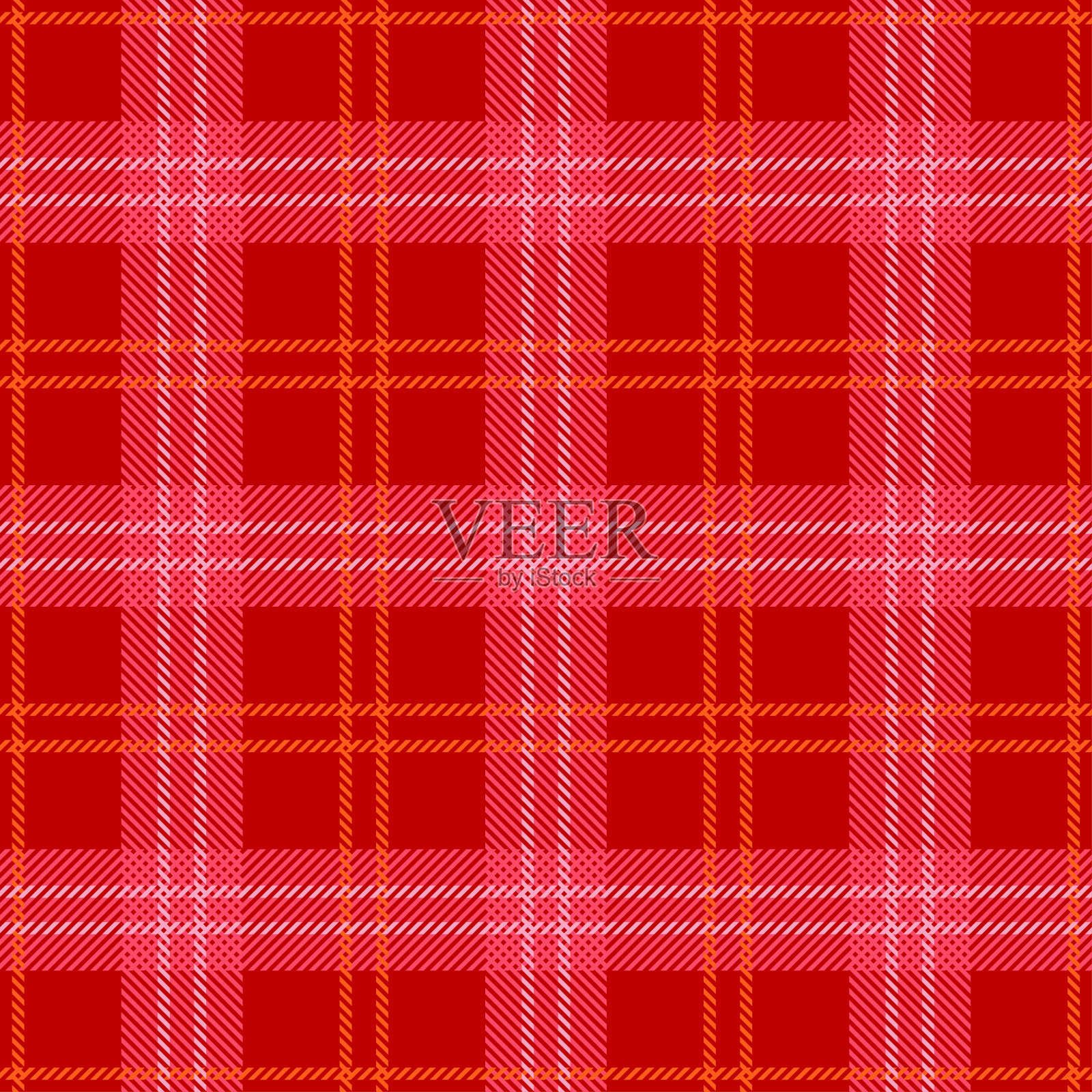 格子或格纹图案。无缝格子纹理。向量的背景。插画图片素材