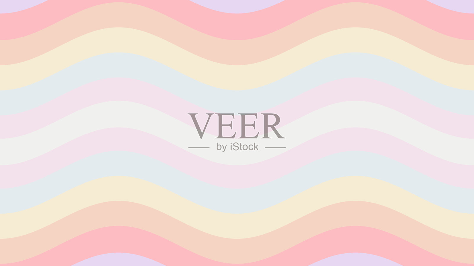 抽象卡哇伊彩色彩虹背景。柔和的渐变蜡笔漫画图形。婚礼卡片设计或展示的概念插画图片素材