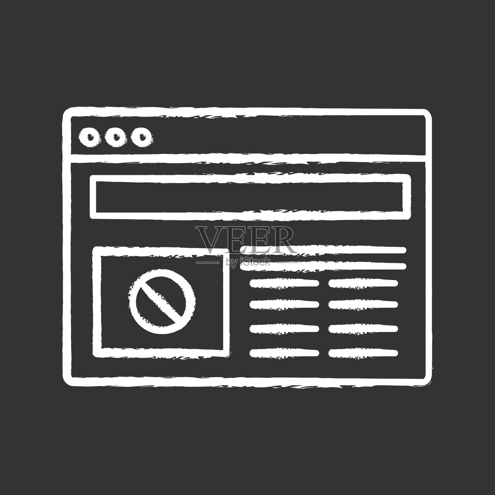 抗议行动互联网新闻图标插画图片素材