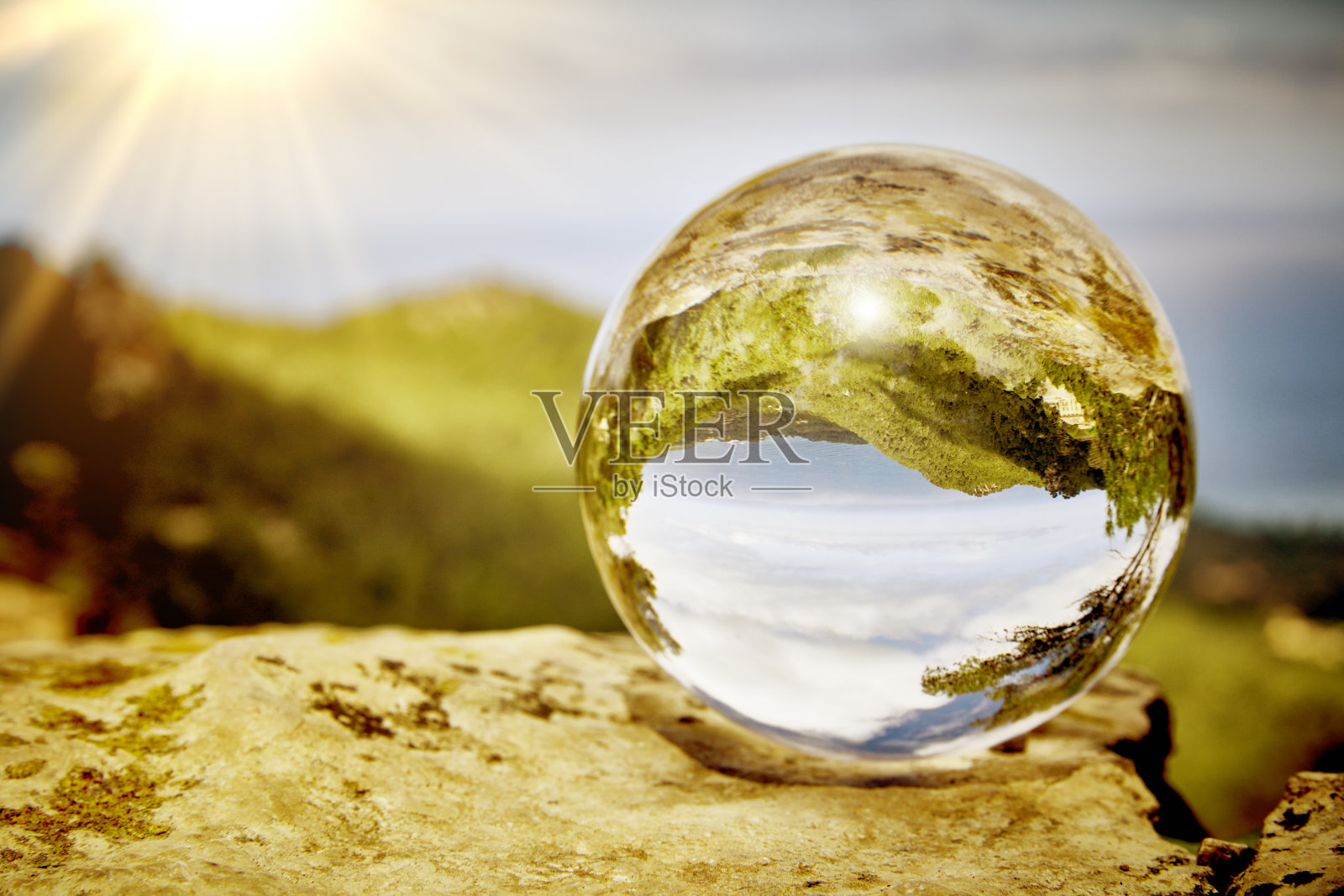 未来的景观和光线照片摄影图片