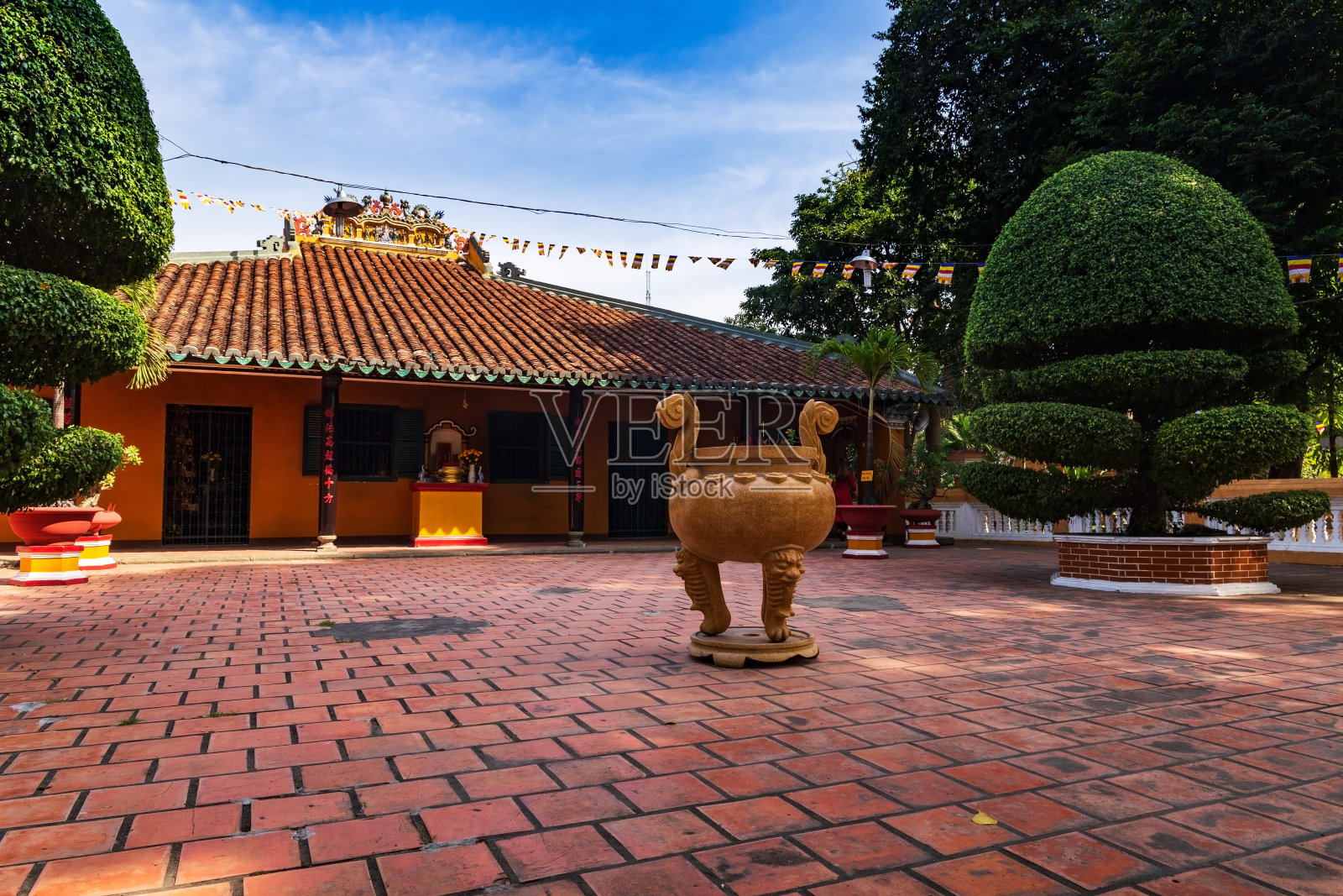 越南的吉拉克林宝塔，胡志明市。照片摄影图片