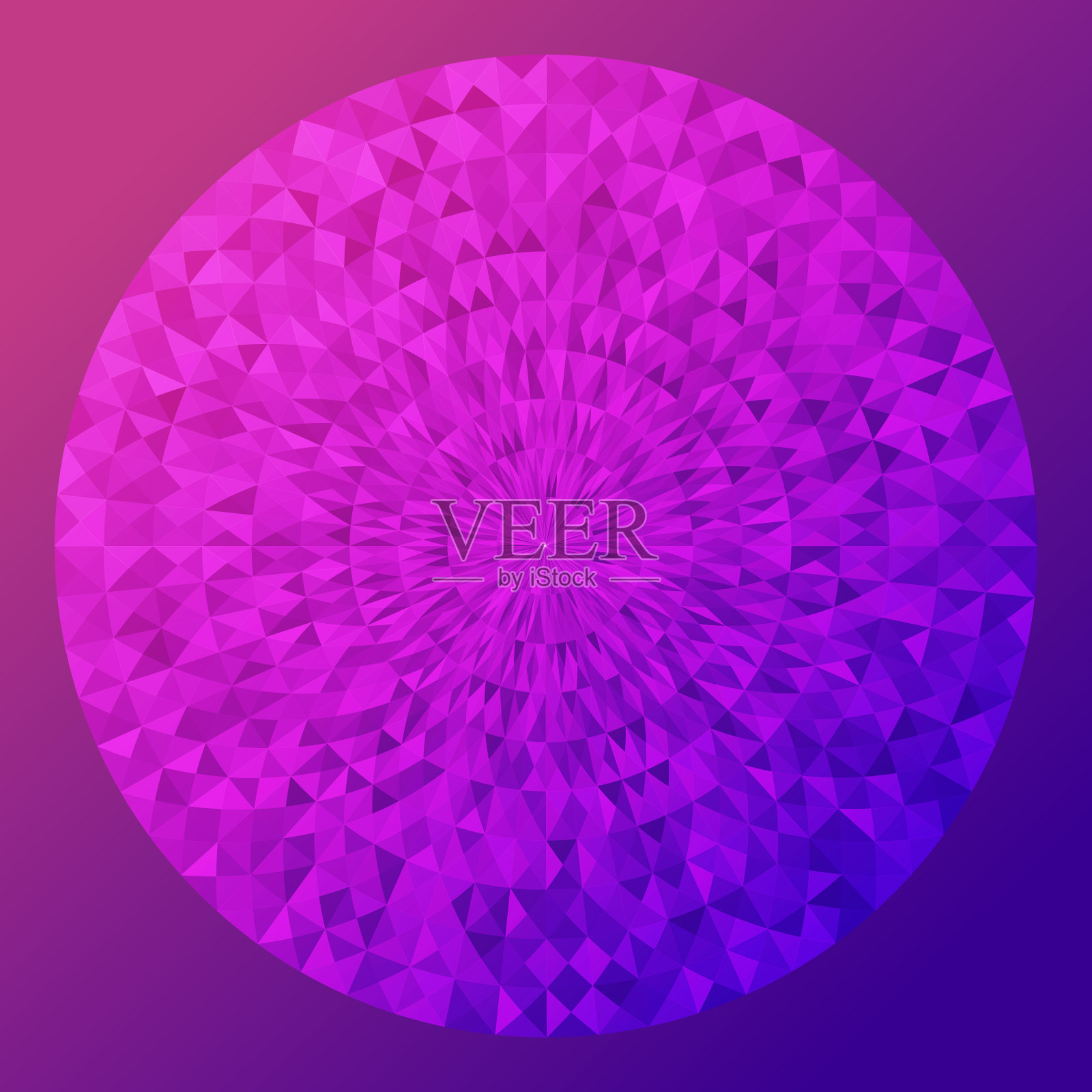 圆圈纹理像迪斯科球或闪光的珠宝在紫色的背景。插画图片素材