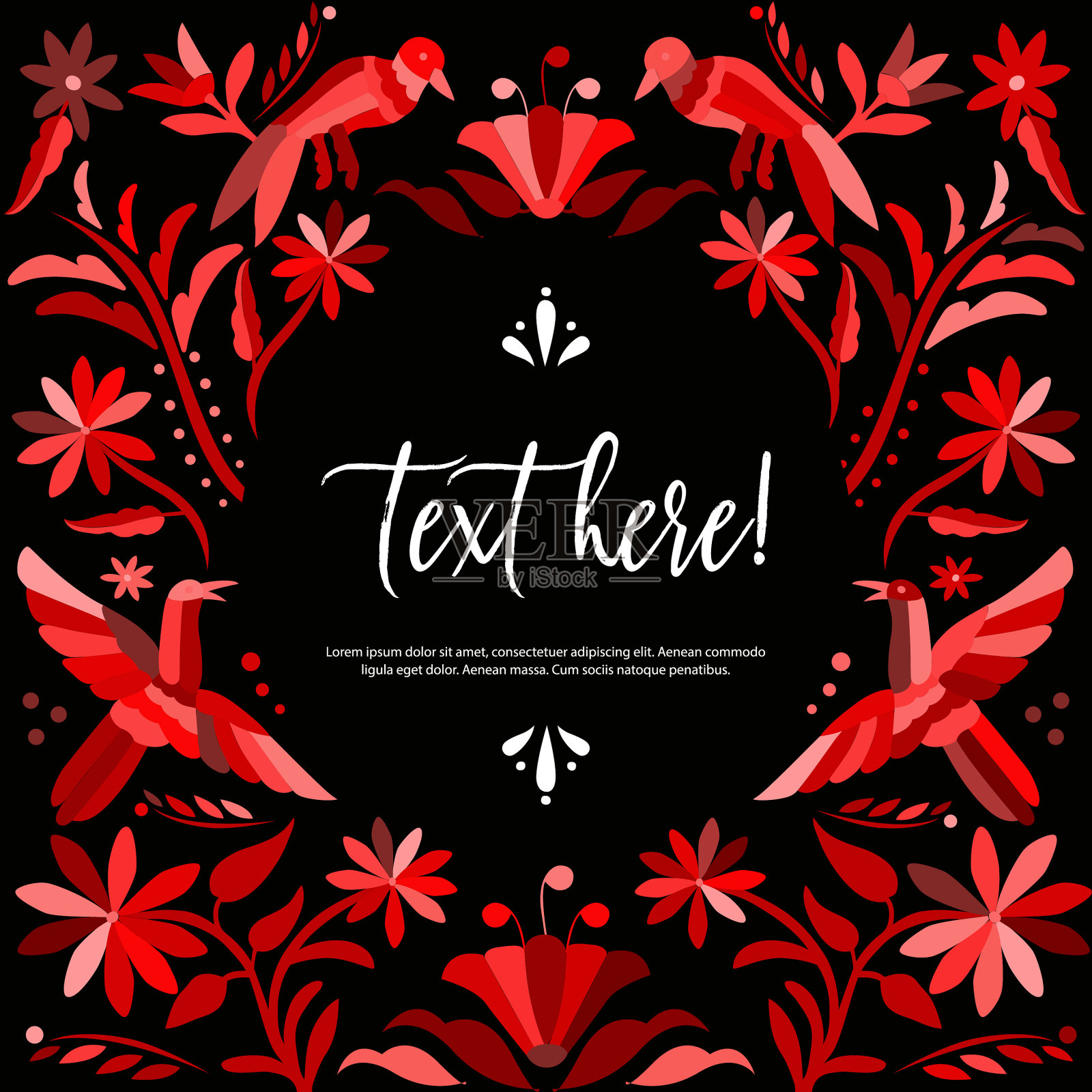 奥托米风格构图 - 复制空间插画图片素材