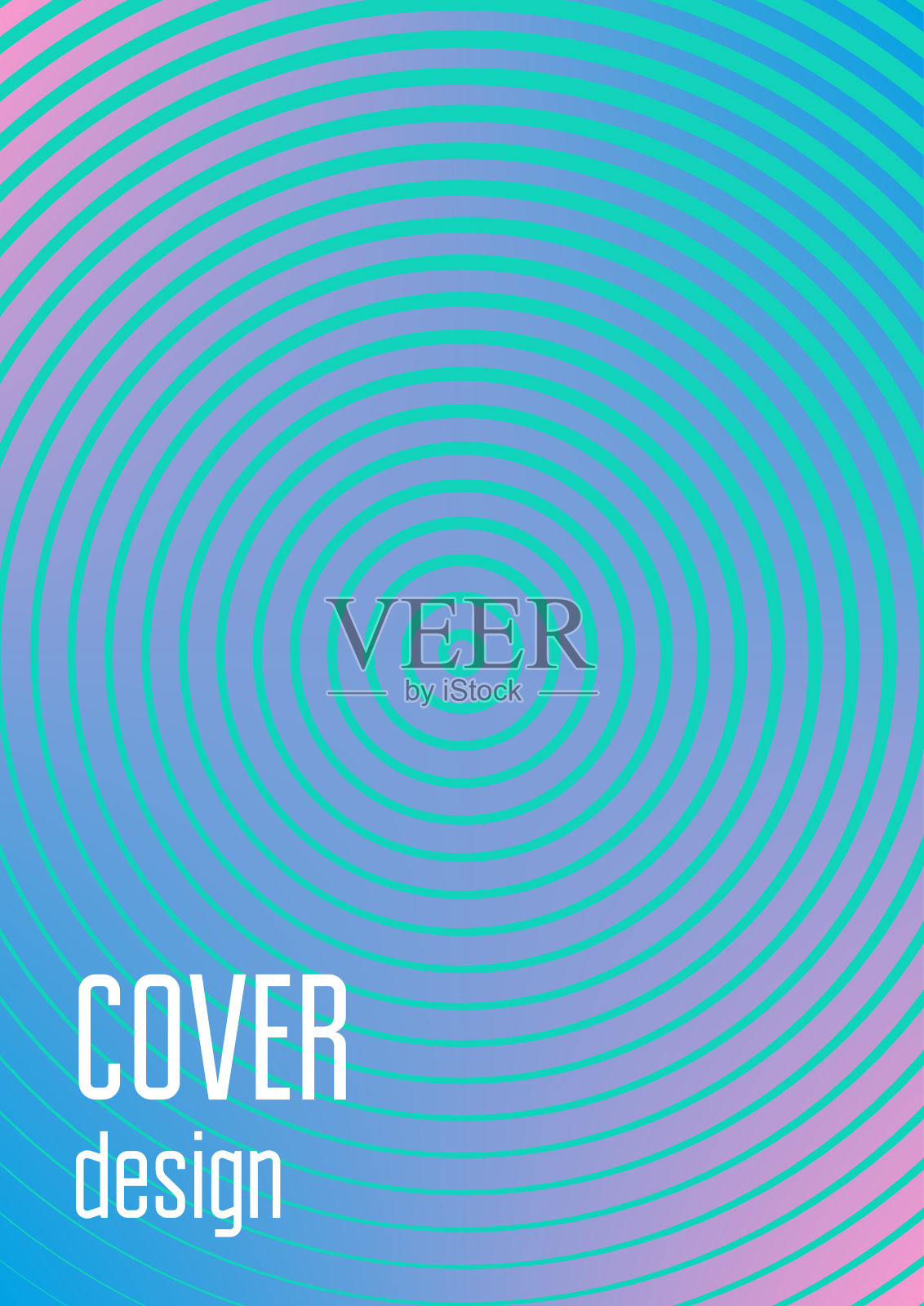 最小覆盖模板集梯度插画图片素材