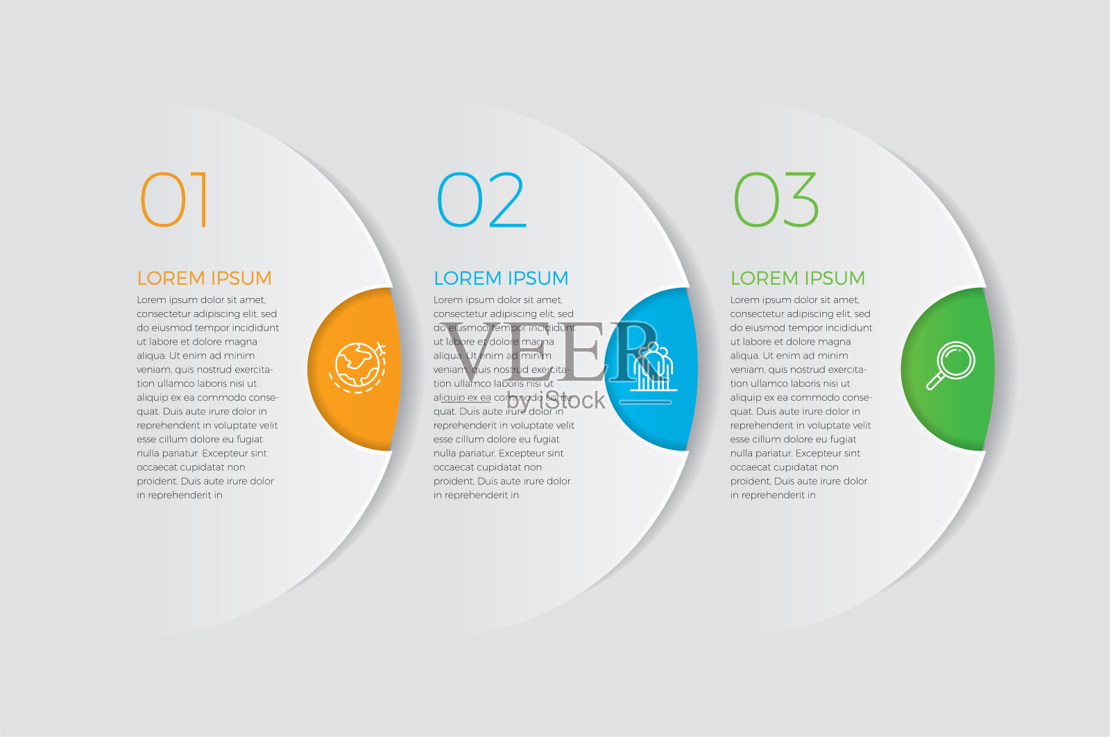 创意和极简的信息图设计插画图片素材