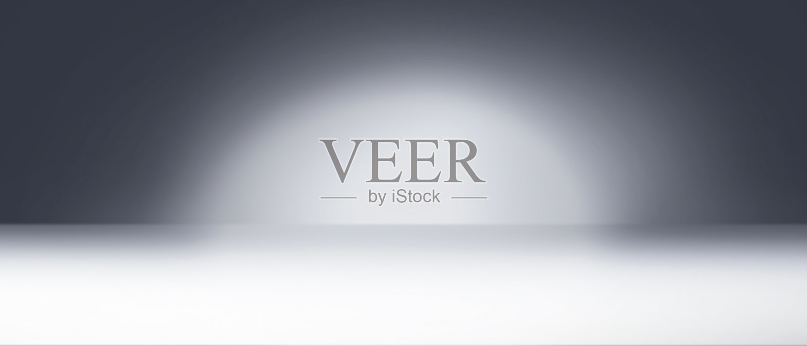 黑色墙壁和白色地板的空角落。空房间工作室梯度用于背景和显示您的产品。三维演示照片摄影图片