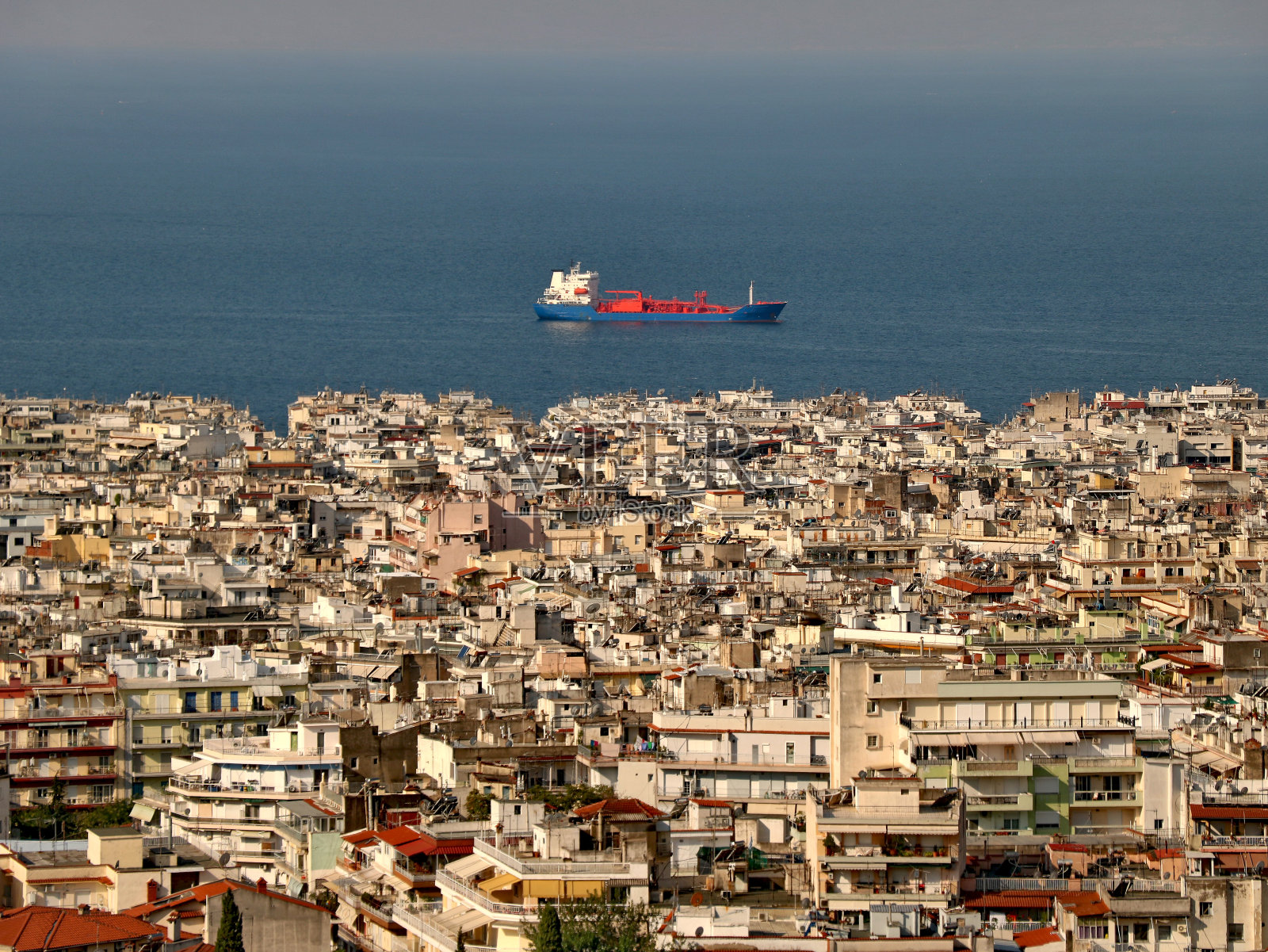 希腊塞萨洛尼基全景照片摄影图片