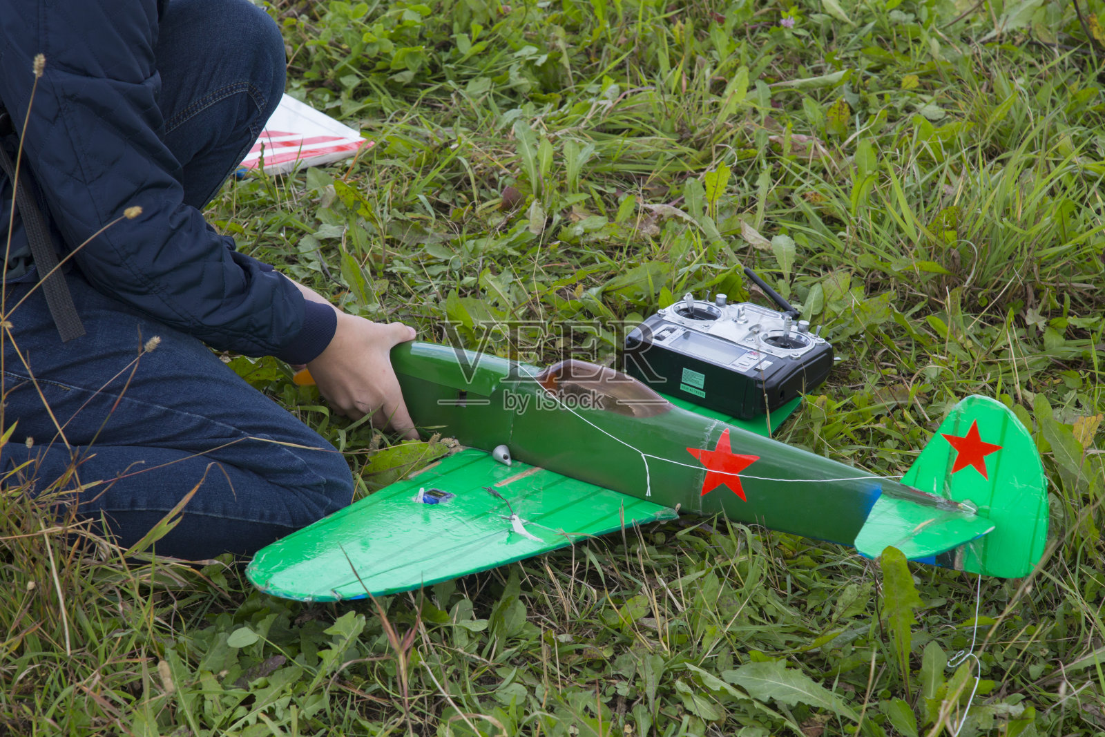 无线电控制的飞机照片摄影图片
