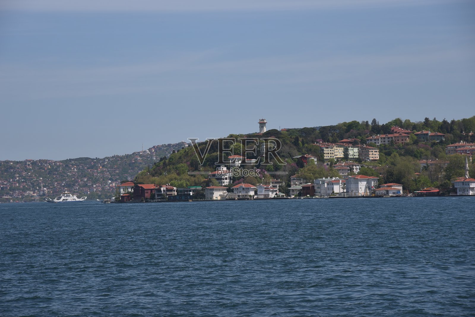 从船上俯瞰伊斯坦布尔照片摄影图片