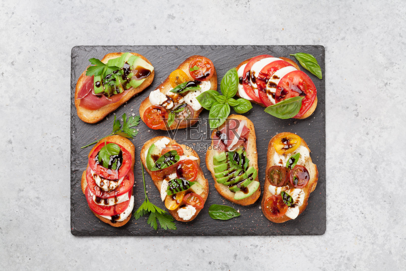 传统的西班牙餐前小吃照片摄影图片