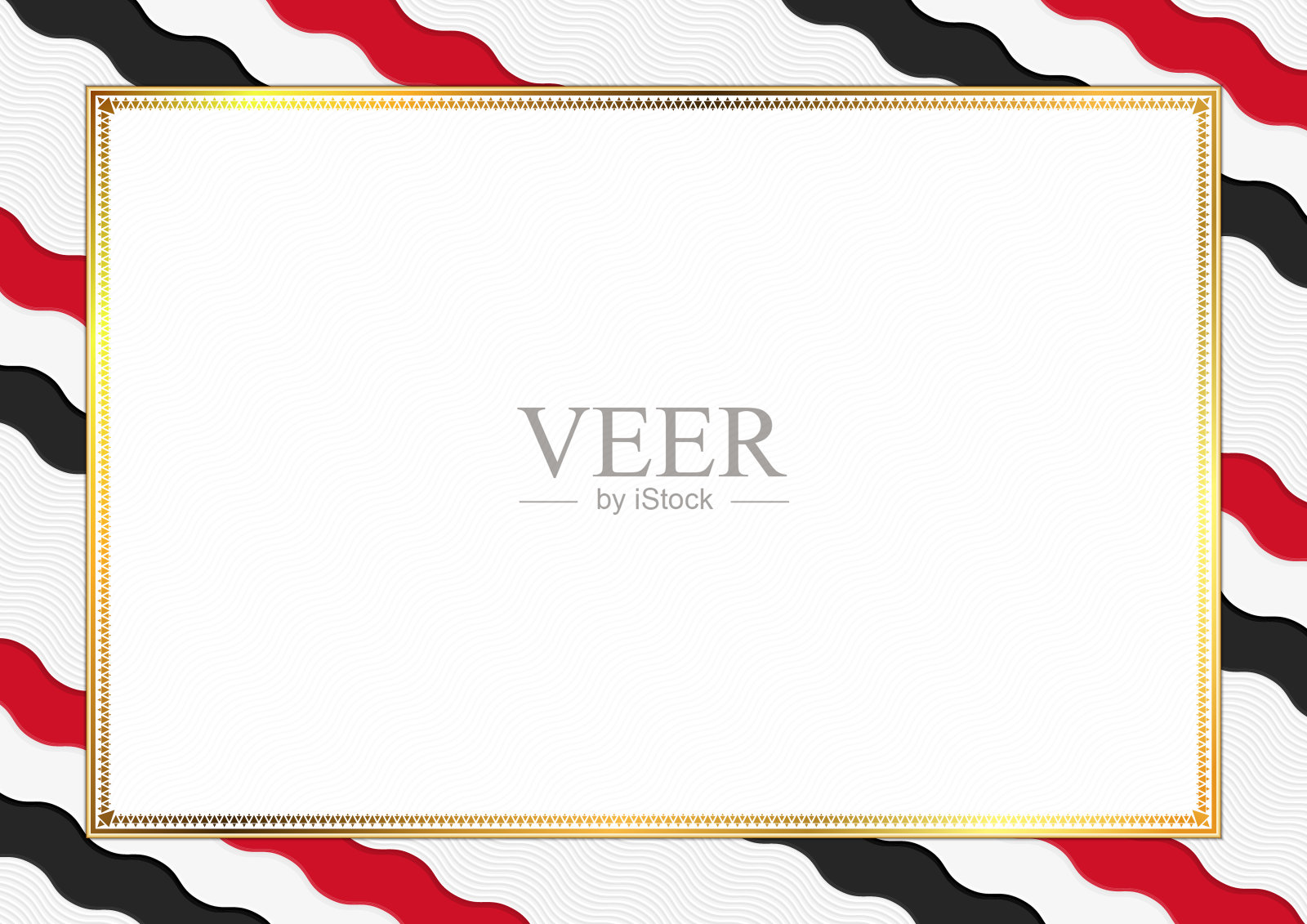 边界与也门国家颜色插画图片素材