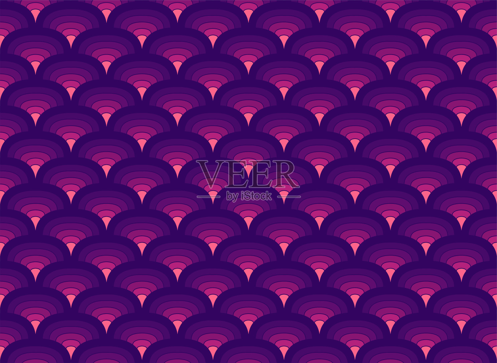 经典的装饰艺术无缝图案。几何时尚质感。抽象复古向量纹理。插画图片素材