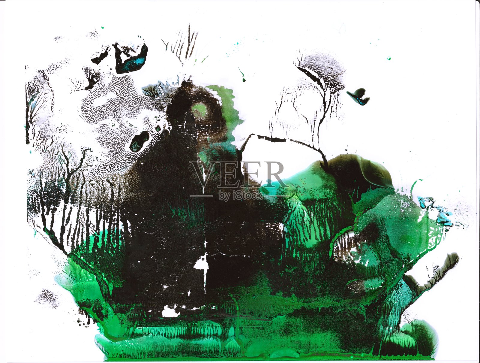 抽象绘画插画图片素材