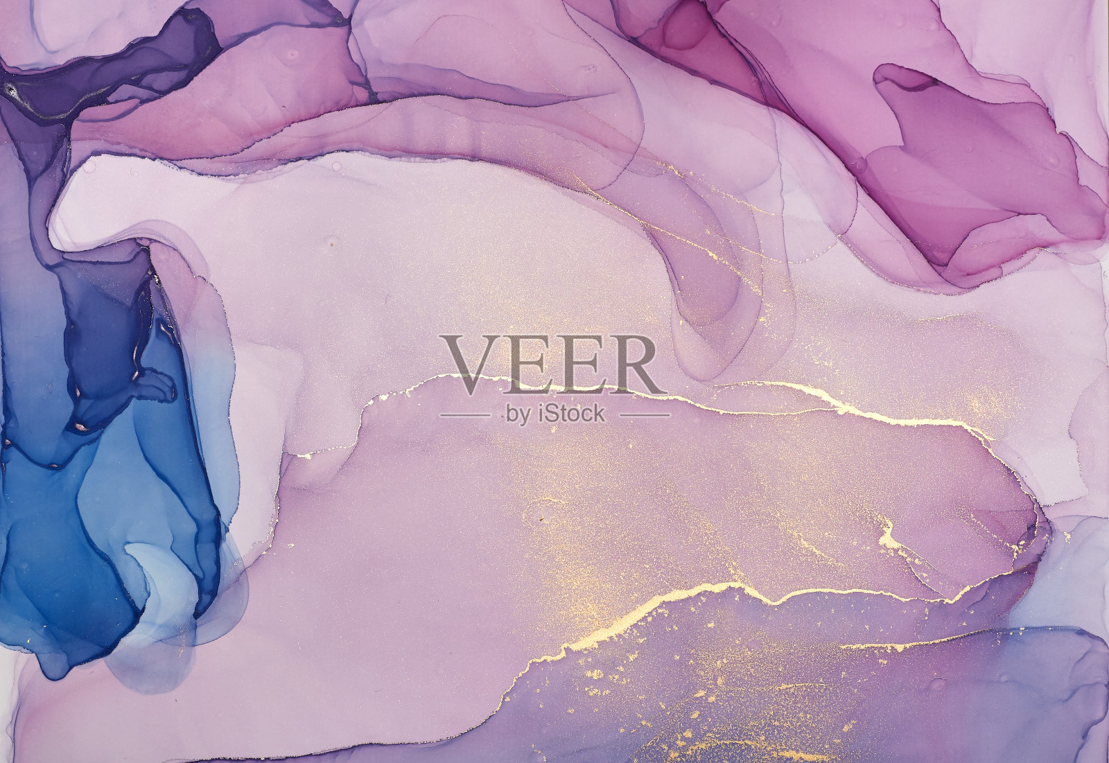 抽象的彩色背景，壁纸。混合丙烯酸涂料。现代艺术。大理石纹理。酒精油墨颜色半透明照片摄影图片