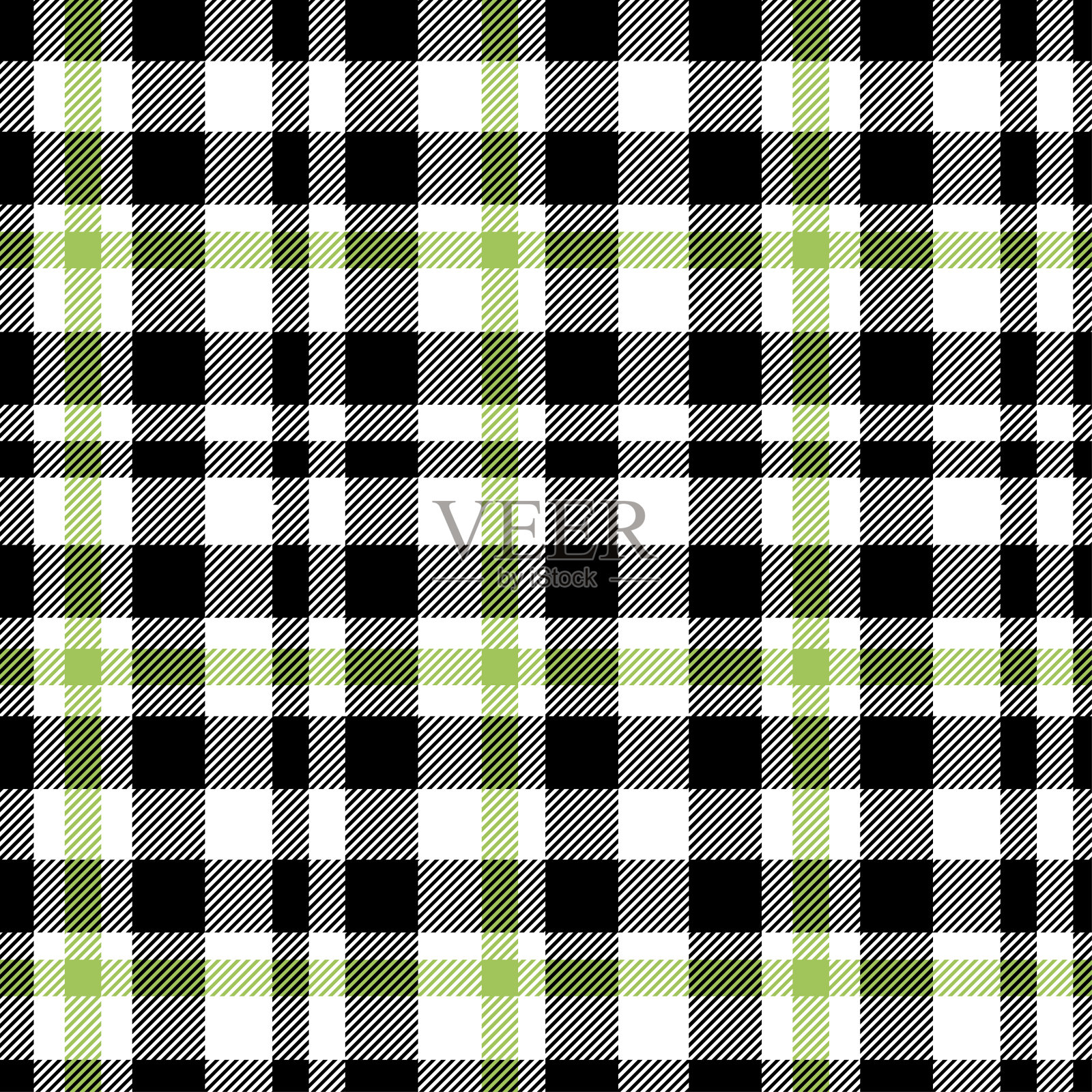 格子呢，格子图案无缝矢量插图。用于服装面料印花、网页设计、家纺等。插画图片素材