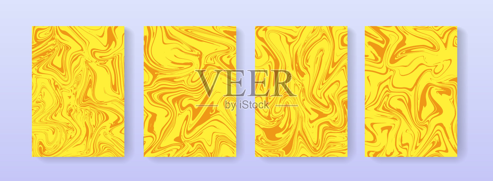 抽象大理石纹理与液体颜色背景。A4大小的封面，涂上明亮的液体颜料。现代时尚的招牌。模板设计的展示，旗帜，海报，包装，封面，印刷，剥皮。插画图片素材