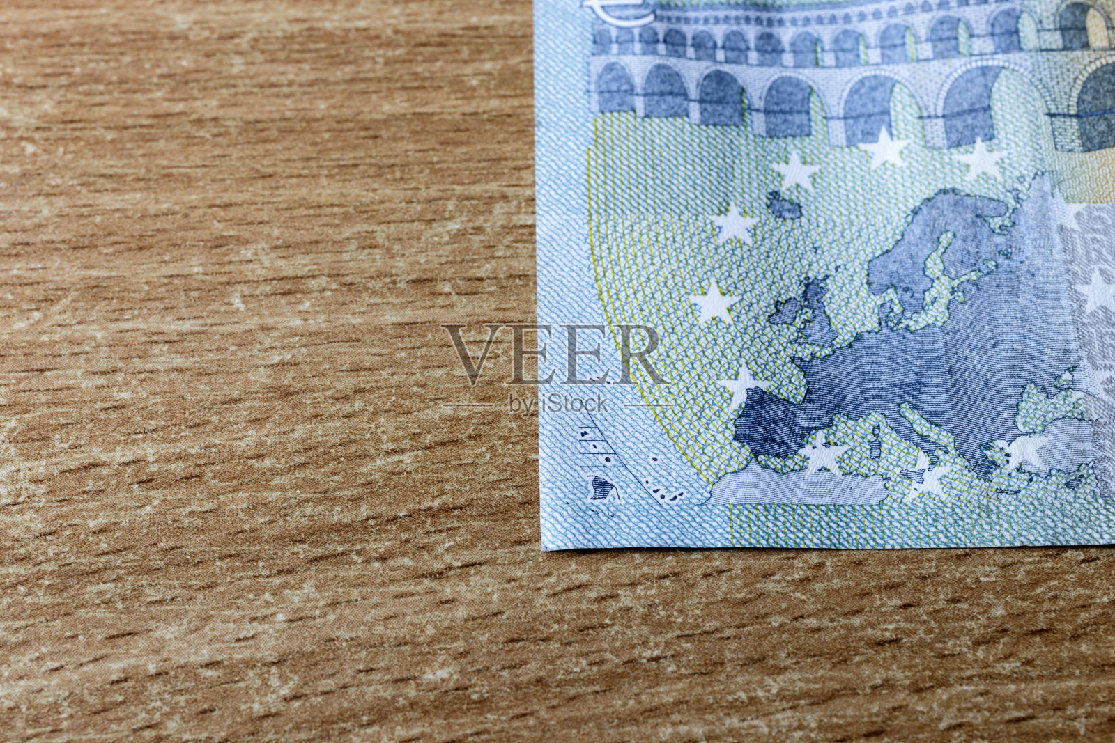 5欧元。欧洲货币。钱作为背景。宏。照片摄影图片