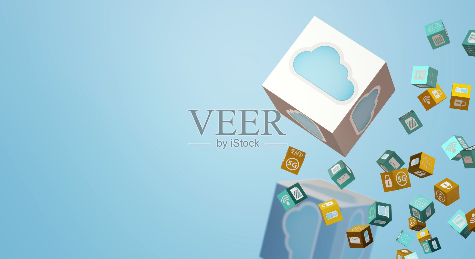 云数据3d渲染技术内容。照片摄影图片