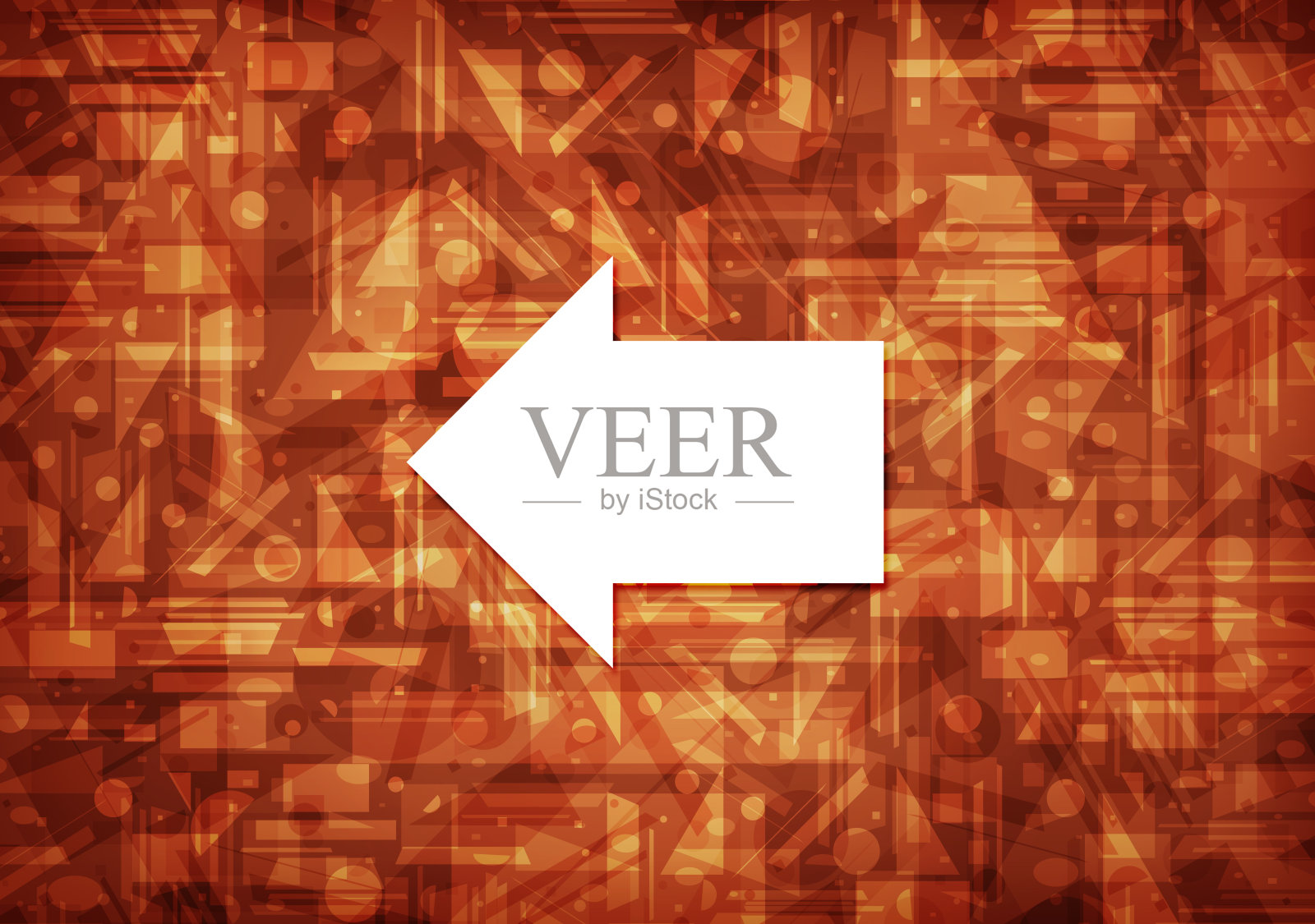 后退箭头图标棕色背景插画图片素材