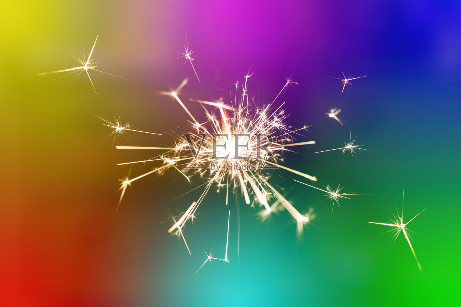火花从手冷烟花颜色背景照片摄影图片