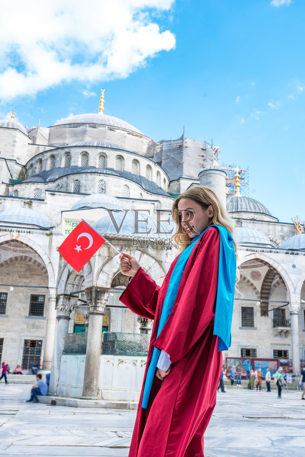 年轻美丽的女孩的肖像照片摄影图片