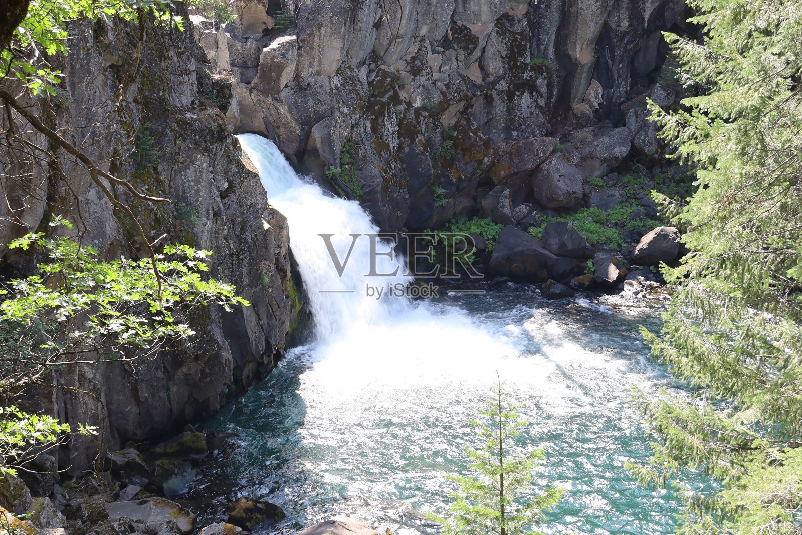 McCloud瀑布加州照片摄影图片