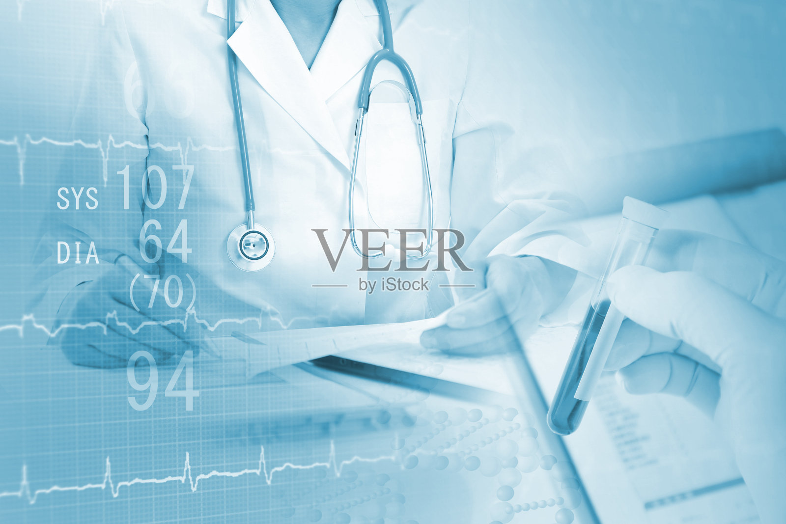 医学概念形象，医学检查照片摄影图片