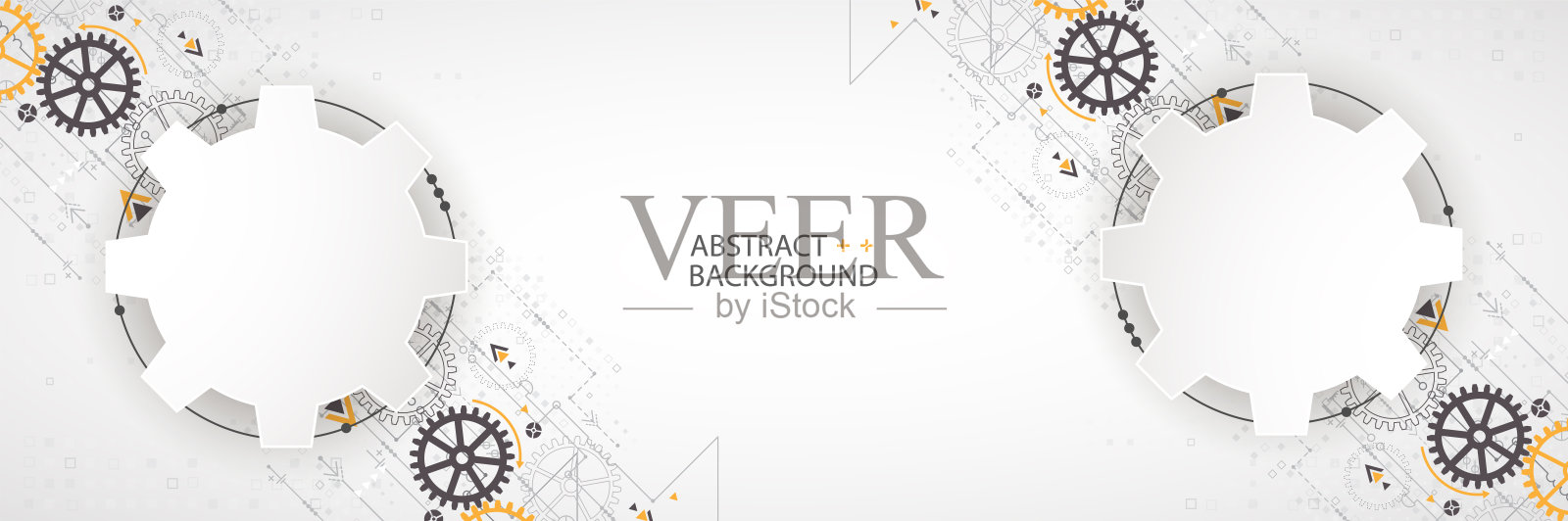 矢量插图，高科技数字技术和工程主题插画图片素材