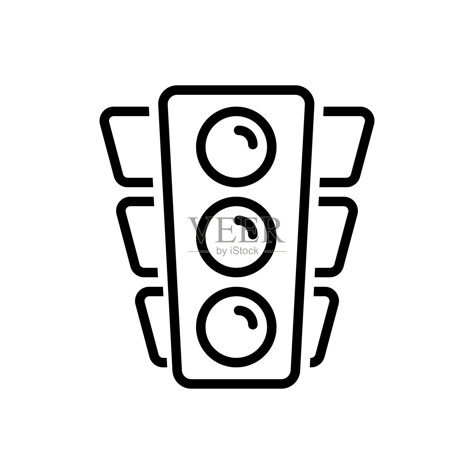 红绿灯设计元素图片