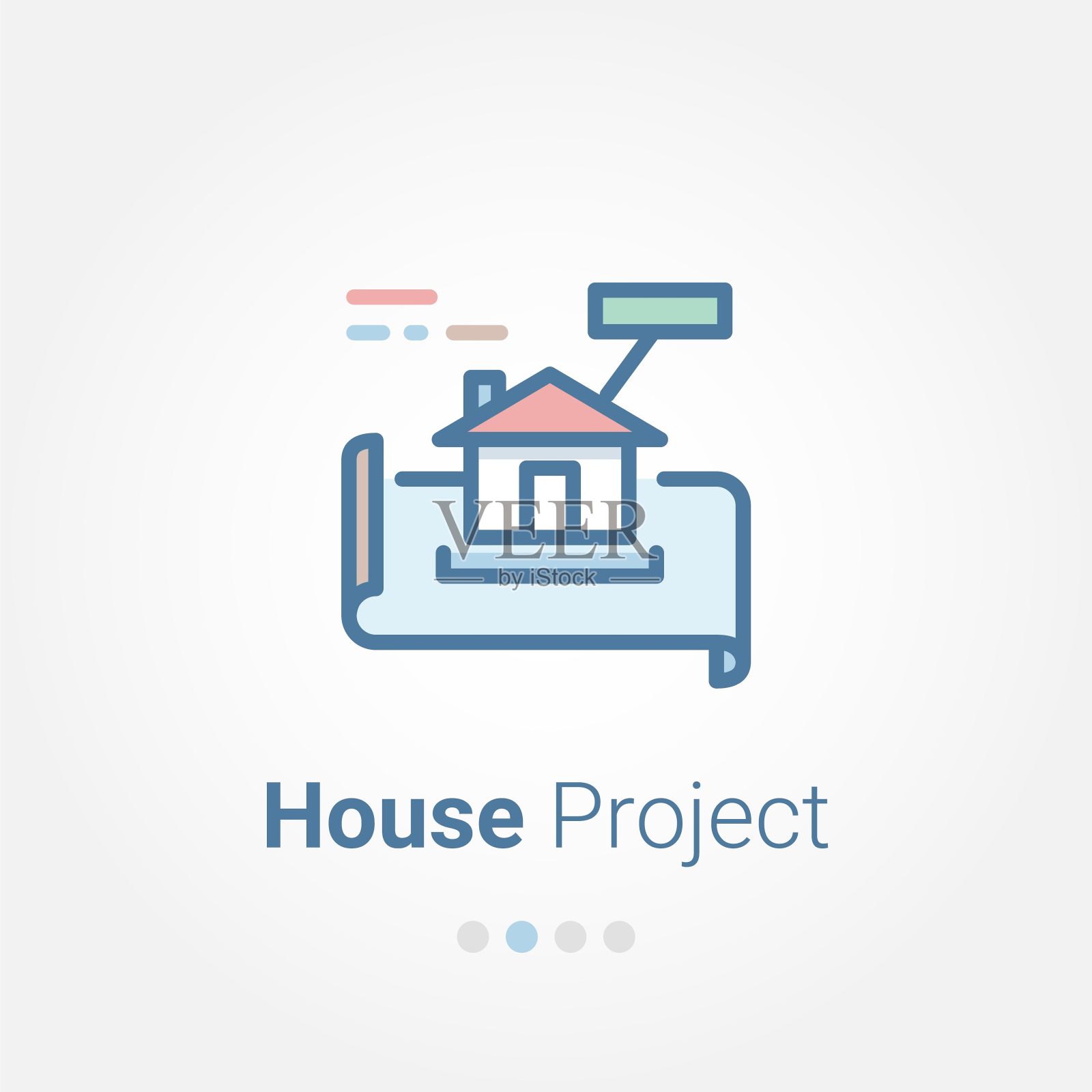 住宅项目矢量图标设计图标素材