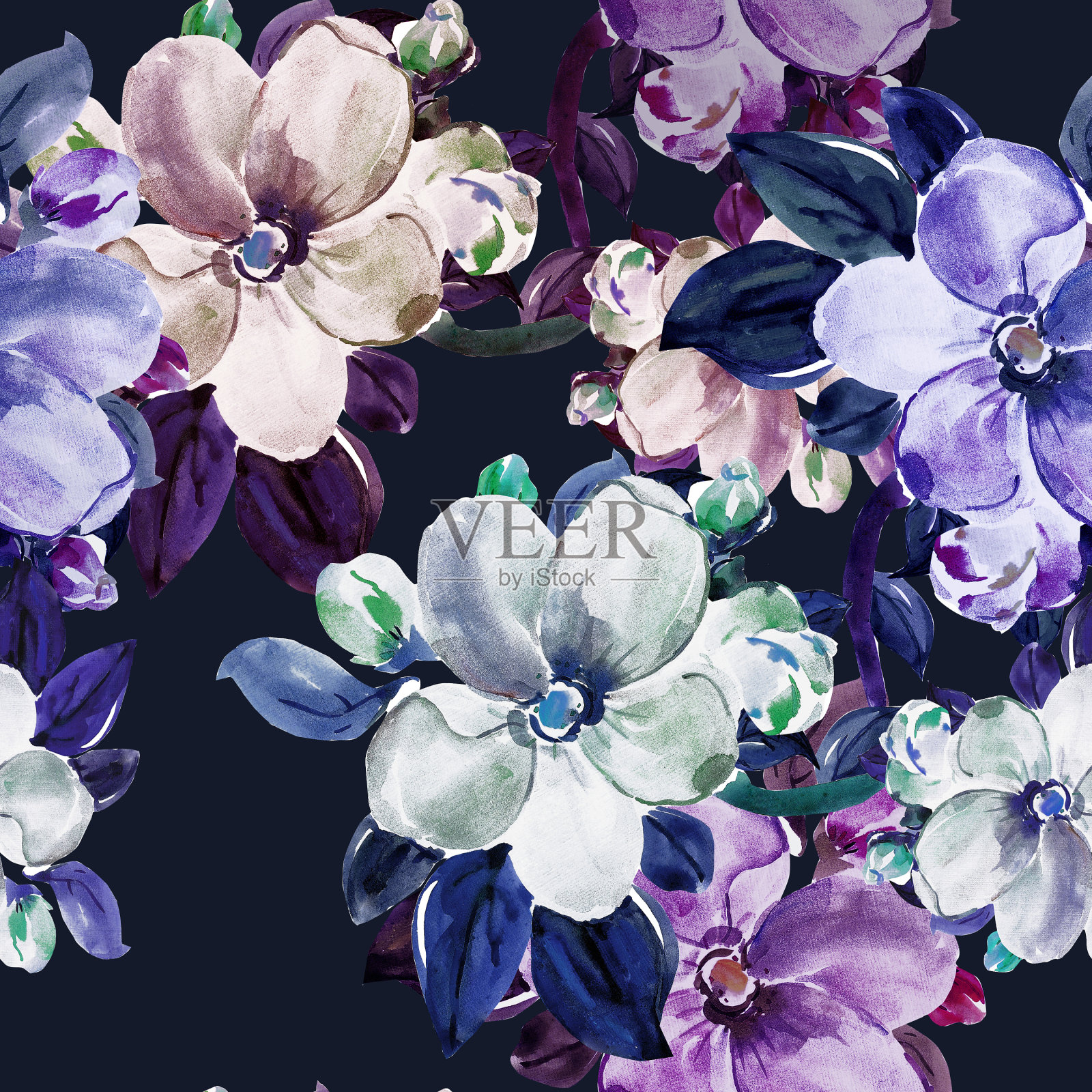 苹果无缝模式。插画图片素材