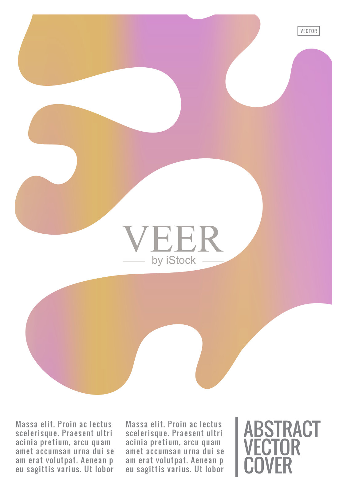 全息封面设计。插画图片素材