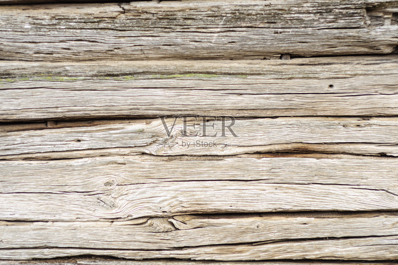 近距离的树皮和图案的一边的老原木照片摄影图片