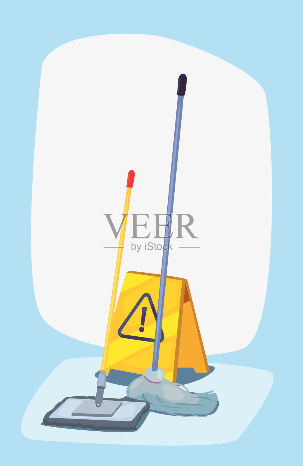 清洁产品及用品设计插画图片素材