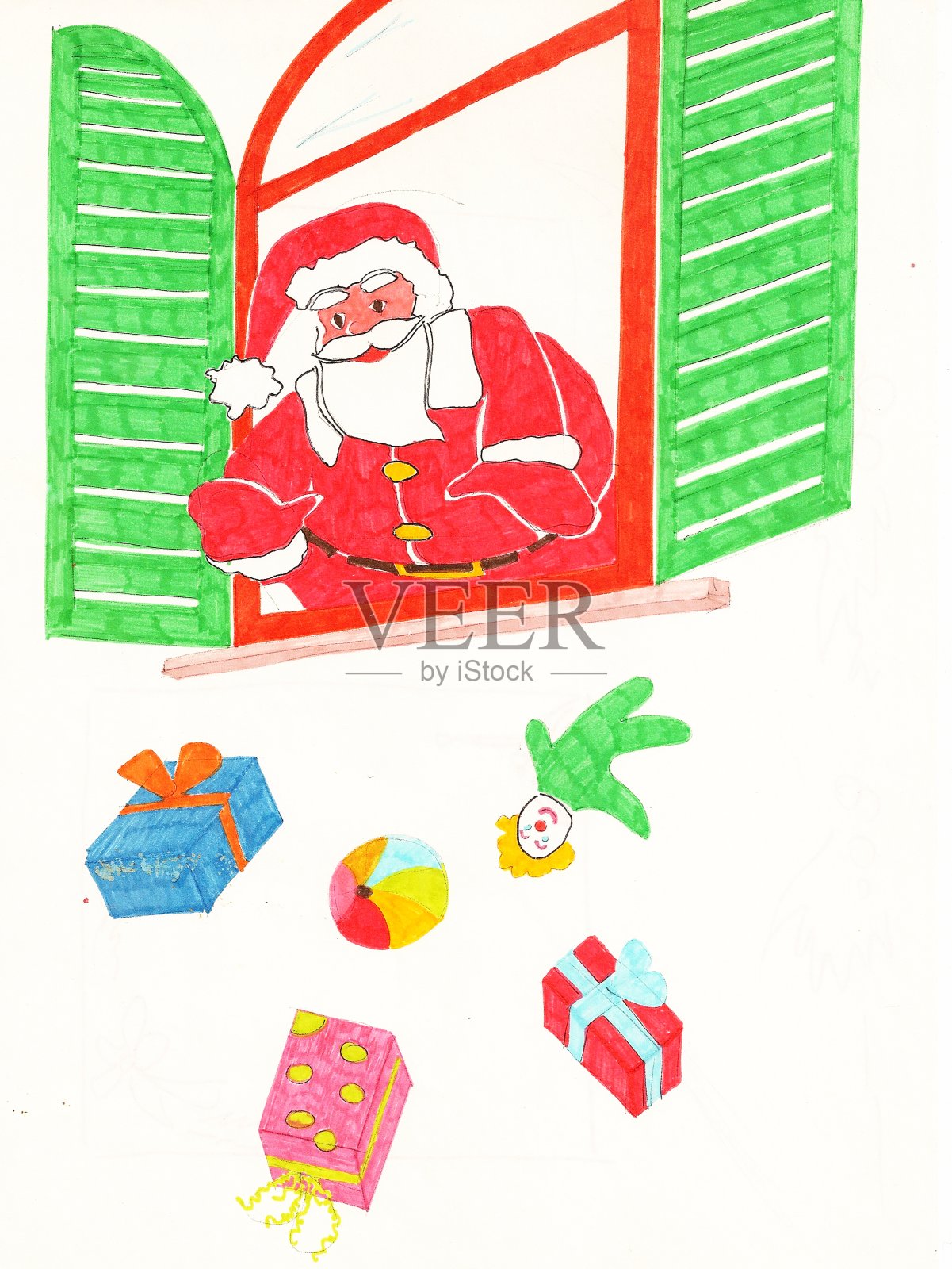 圣诞老人设计模板素材